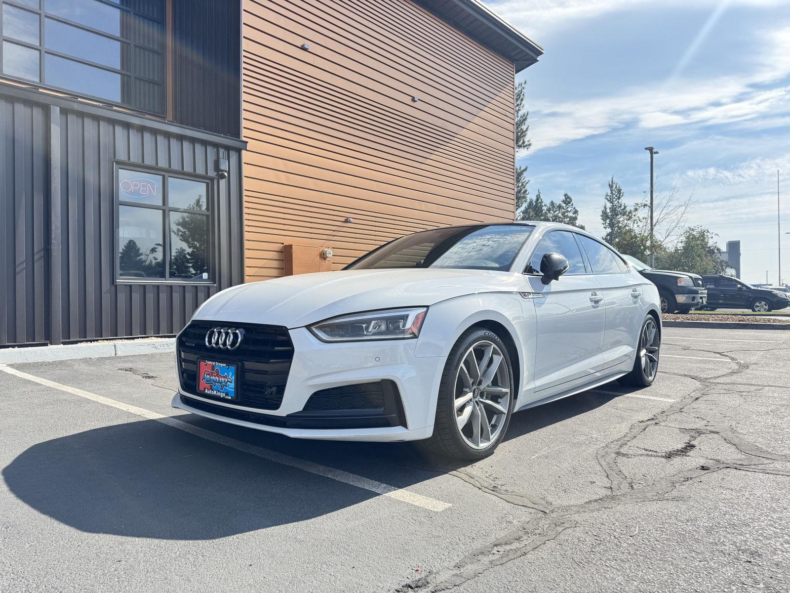 Glacier White Metallic 2019 Audi A5 Sportback Sedan All-Wheel Drive Automatic