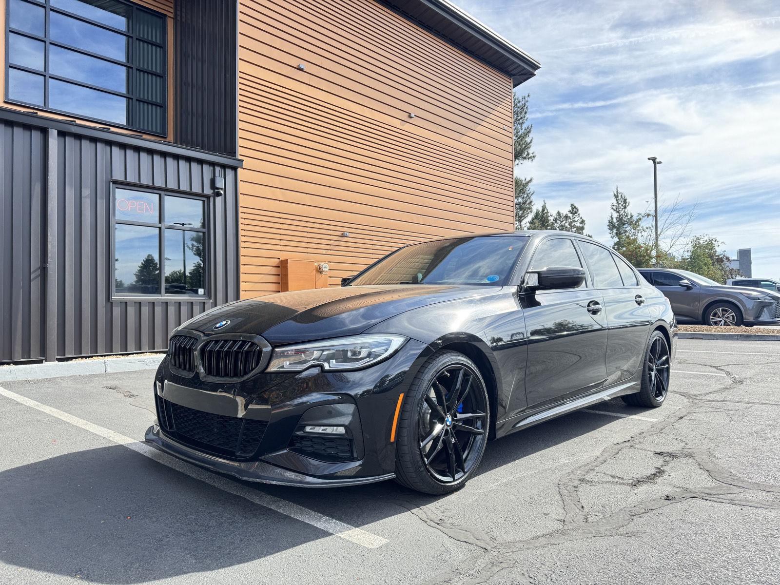 Black Sapphire Metallic 2021 BMW 3 Series Sedan Rear-Wheel Drive Automatic