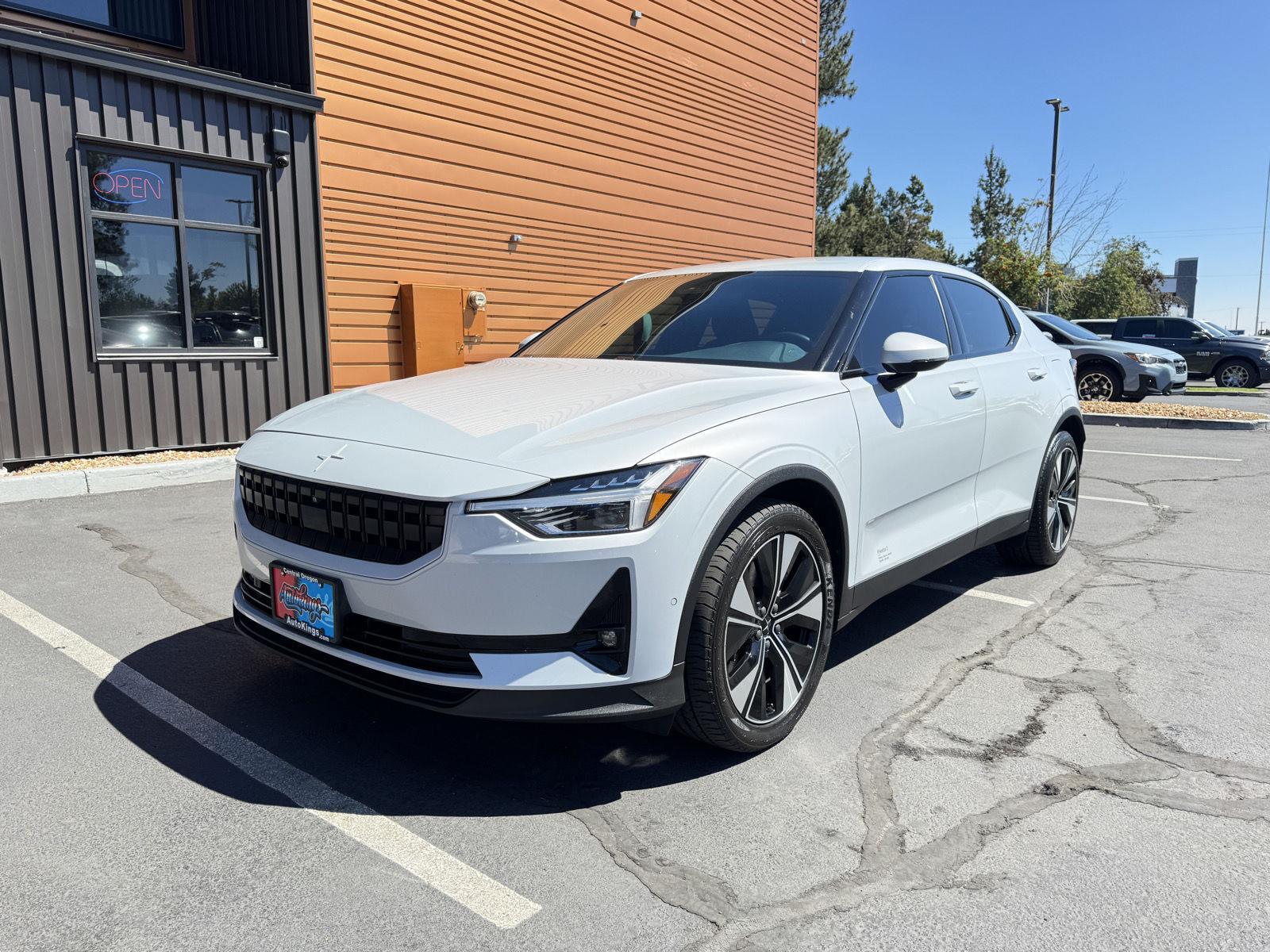 White (Snow Metallic) 2023 Polestar 2 Sedan All-Wheel Drive Automatic