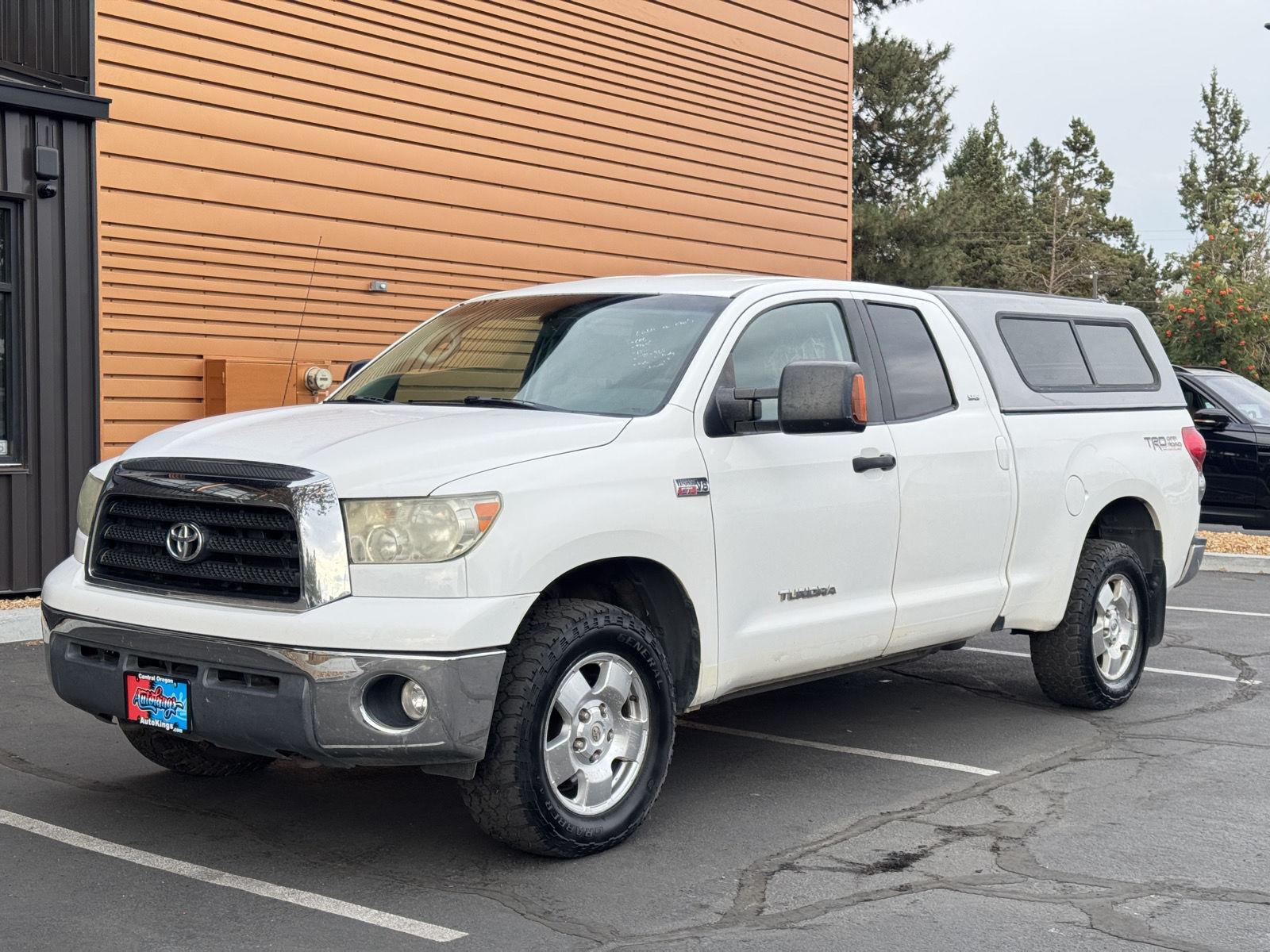 Super White 2007 Toyota Tundra Pickup Truck Four-Wheel Drive 6-Speed Automatic