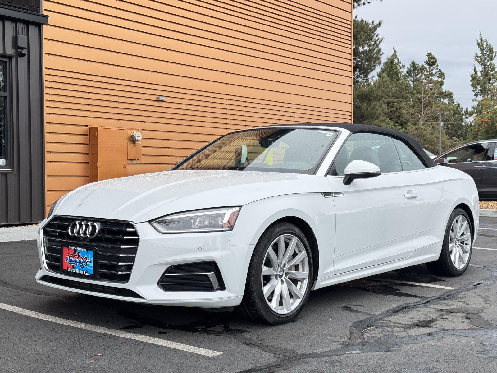Ibis White/Black Roof 2018 Audi A5 Convertible All-Wheel Drive Automatic