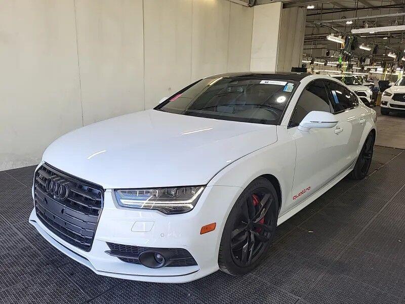 Glacier White Metallic 2017 Audi S7 Sedan All-Wheel Drive Automatic