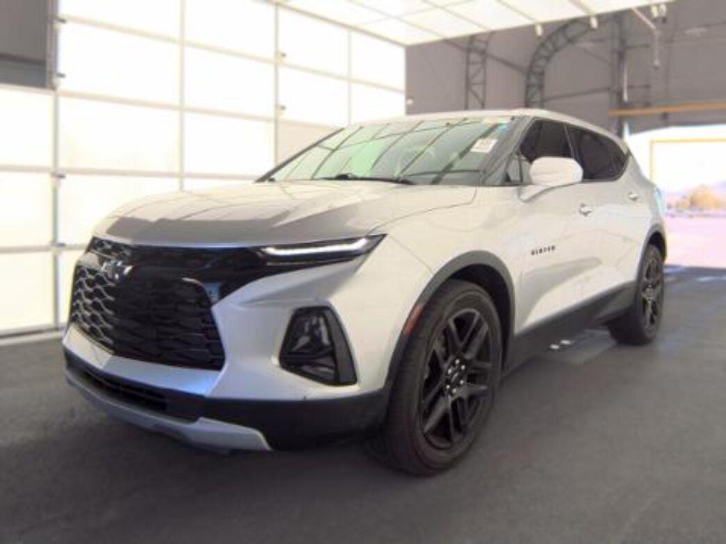 Silver Ice Metallic 2021 Chevrolet Blazer SUV / Crossover All-Wheel Drive 9-Speed Automatic