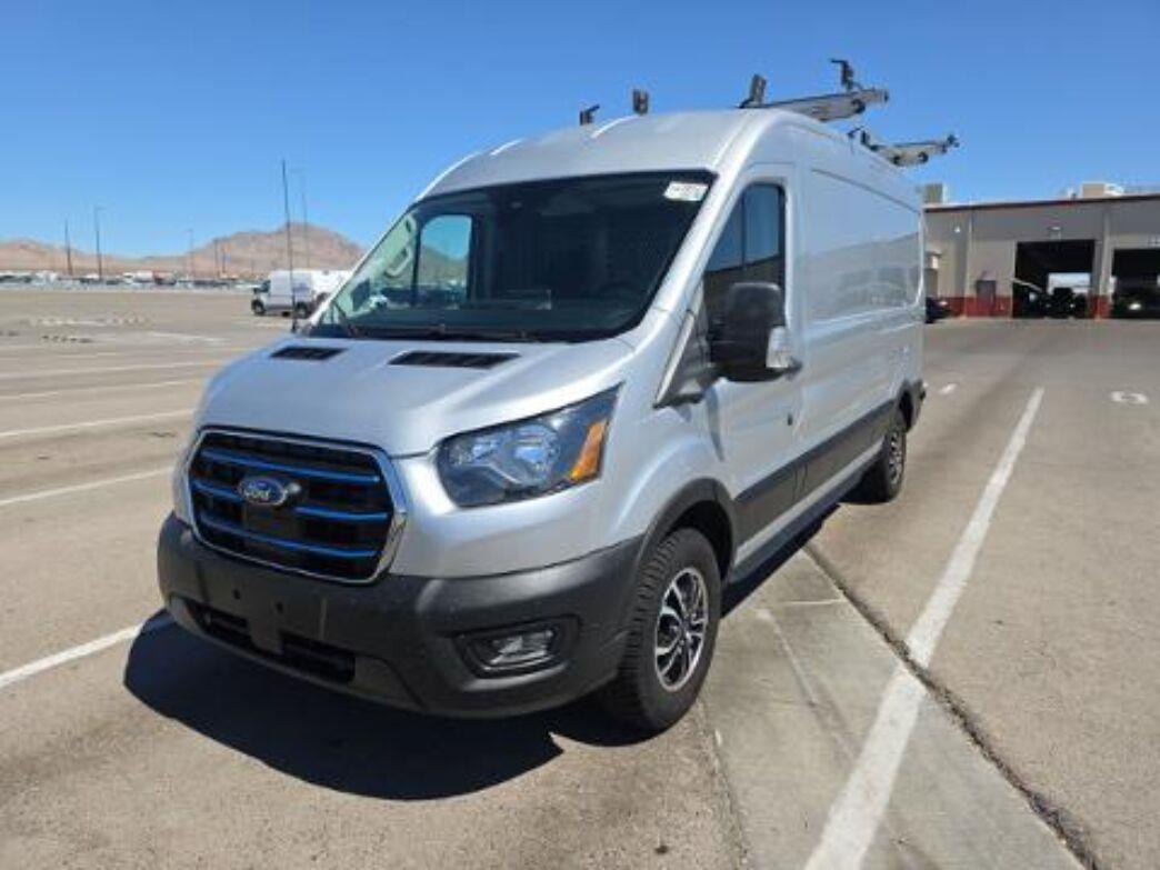 Ingot Silver 2023 Ford E-Transit Van Rear-Wheel Drive 1-Speed Dual Clutch