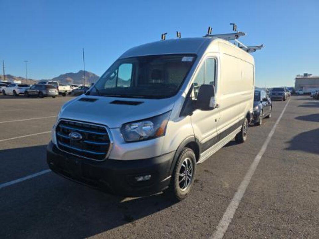 Ingot Silver 2022 Ford E-Transit Van Rear-Wheel Drive 1-Speed Dual Clutch