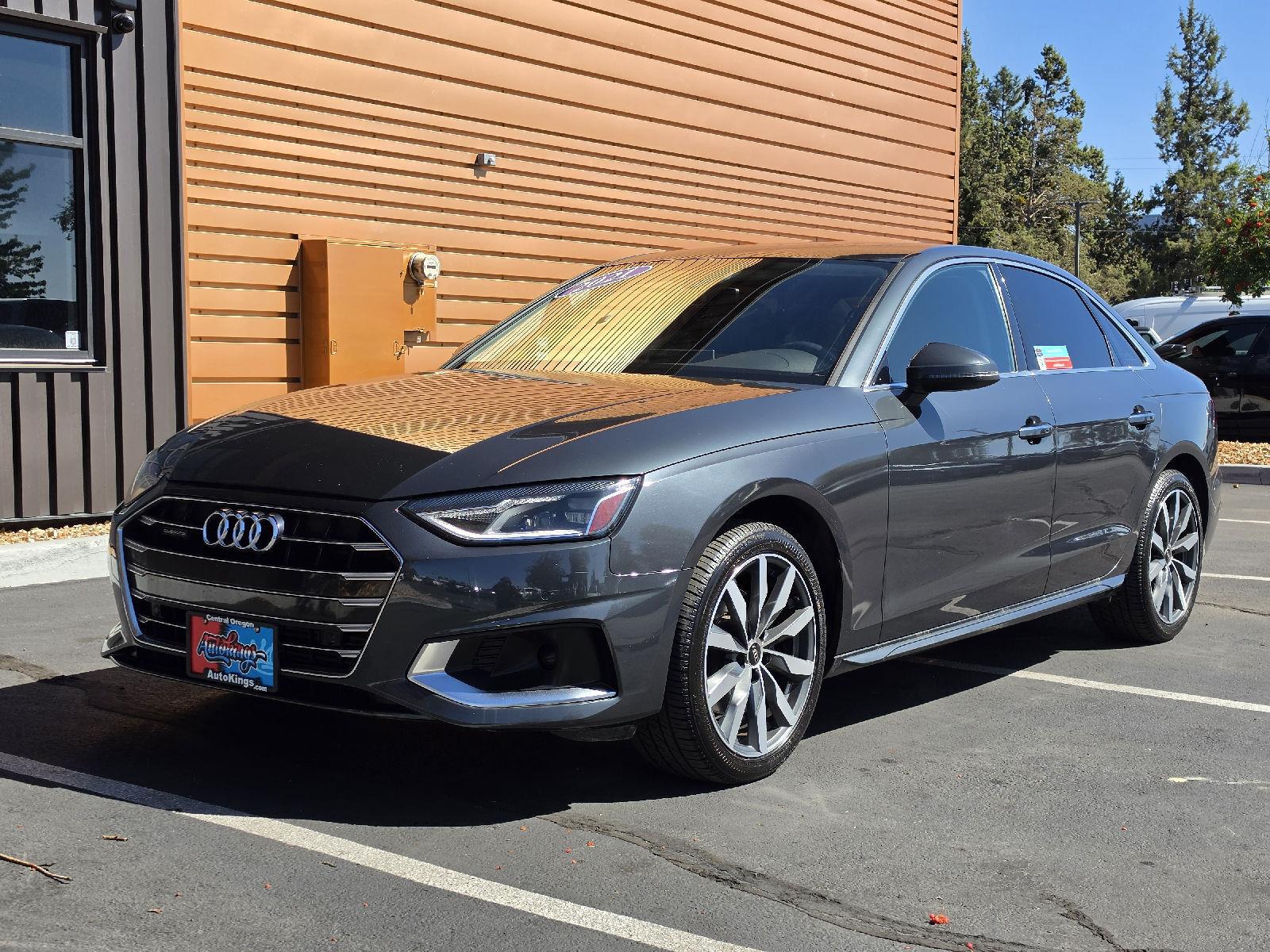 Manhattan Gray Metallic 2021 Audi A4 Sedan All-Wheel Drive Automatic