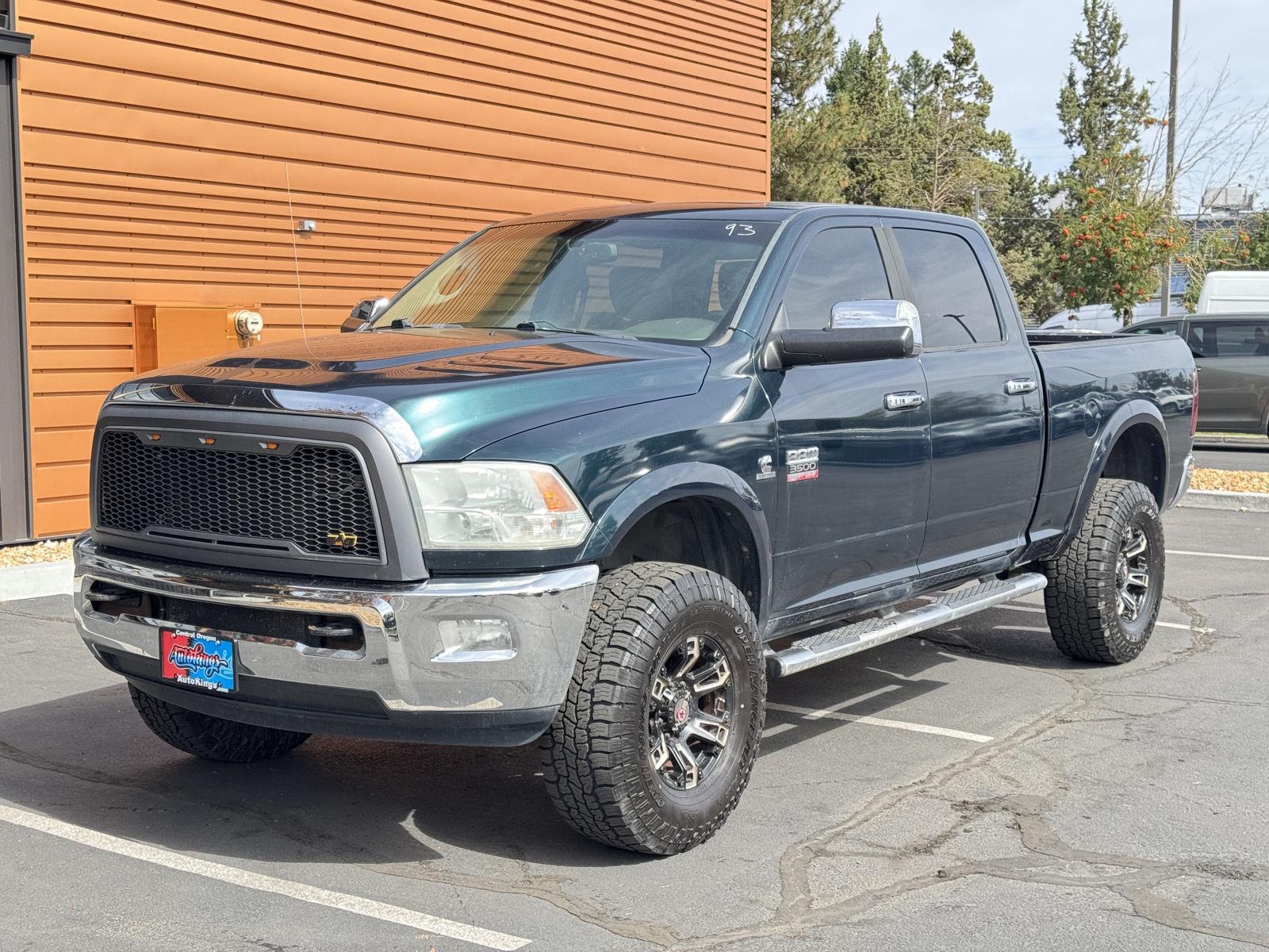 Bright Silver Metallic 2011 RAM 3500 Pickup Truck Four-Wheel Drive 6-Speed Automatic