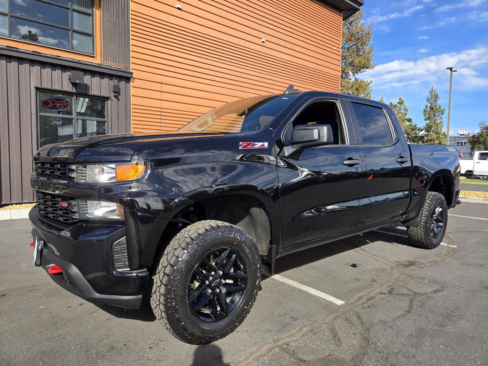 Black 2021 Chevrolet Silverado 1500 Pickup Truck Four-Wheel Drive 6-Speed Automatic