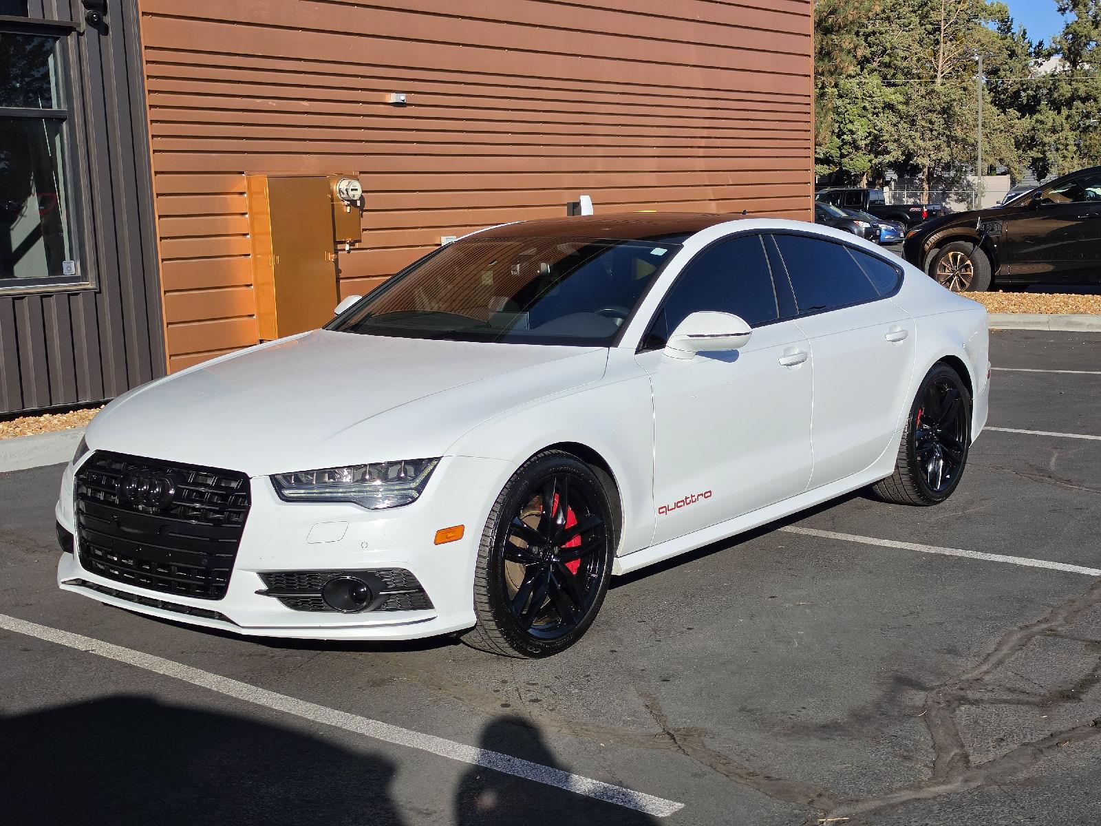 Glacier White Metallic 2017 Audi S7 Sedan All-Wheel Drive Automatic