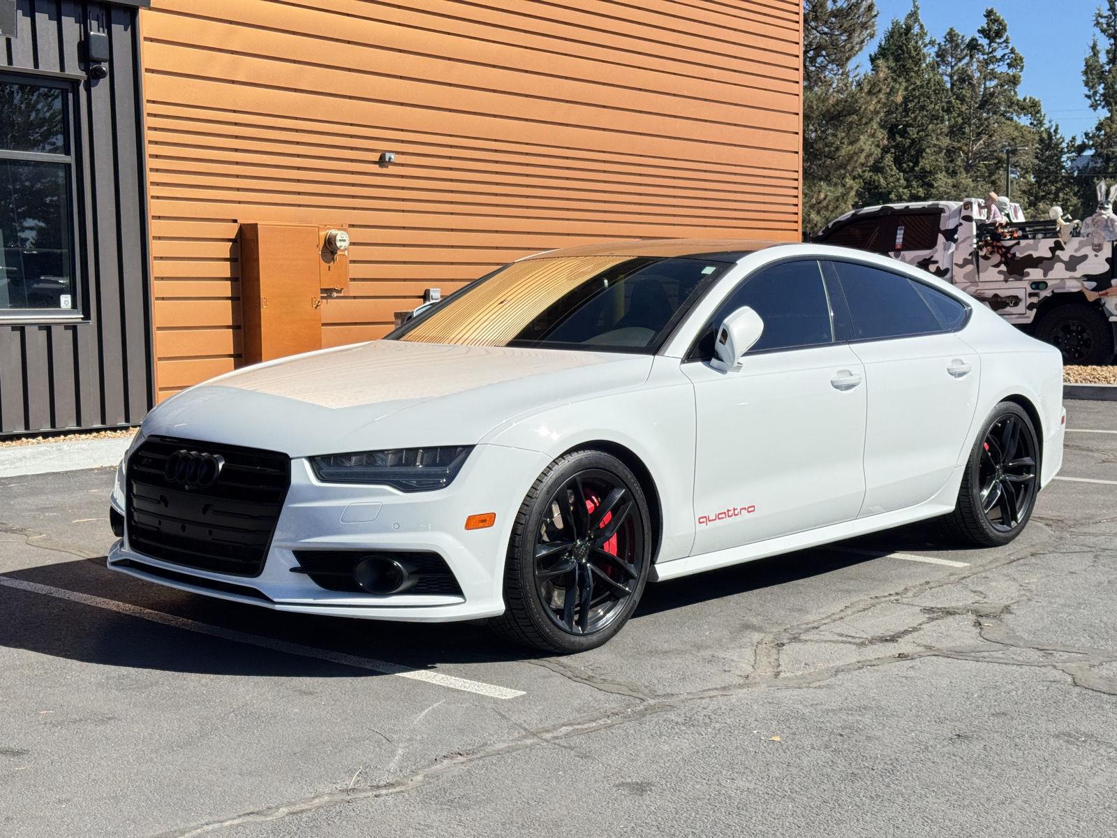 Glacier White Metallic 2017 Audi S7 Sedan All-Wheel Drive Automatic