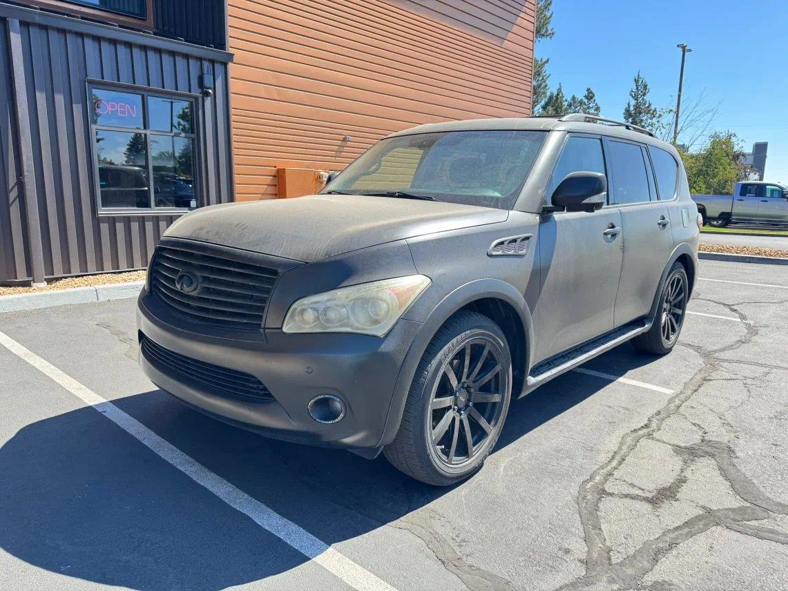 Black Obsidian 2012 INFINITI QX56 SUV / Crossover Four-Wheel Drive Automatic
