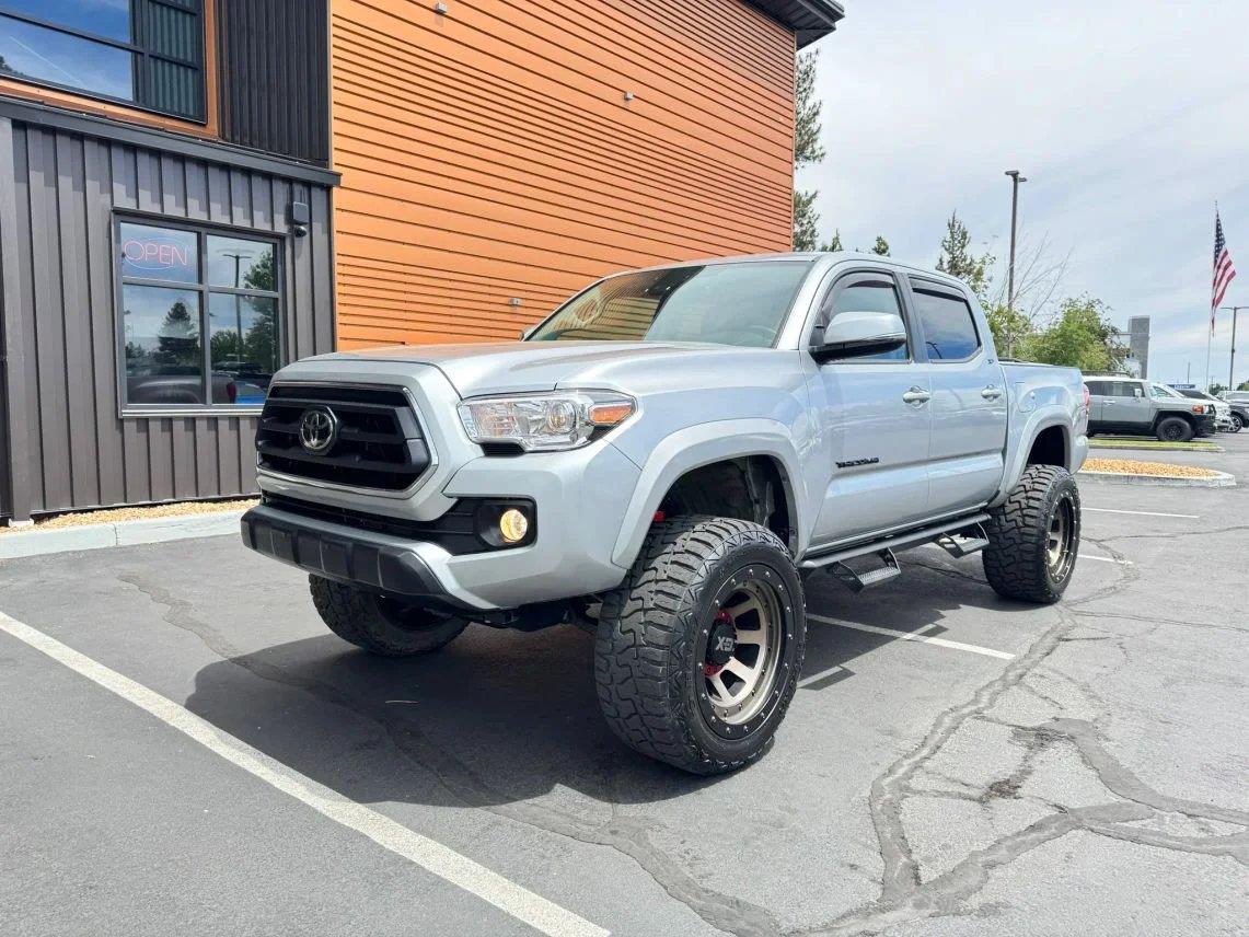 Celestial Silver Metallic 2023 Toyota Tacoma Pickup Truck Four-Wheel Drive 6-Speed Automatic