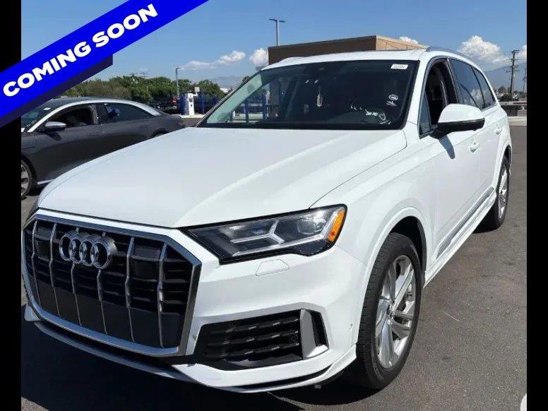 Carrara White 2022 Audi Q7 SUV / Crossover All-Wheel Drive Automatic