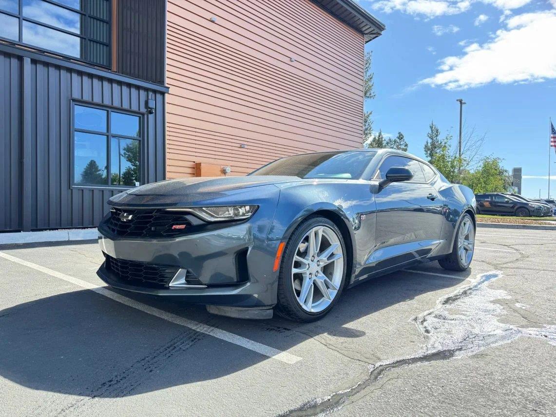 Shadow Gray Metallic 2019 Chevrolet Camaro Coupe Rear-Wheel Drive 8-Speed Automatic