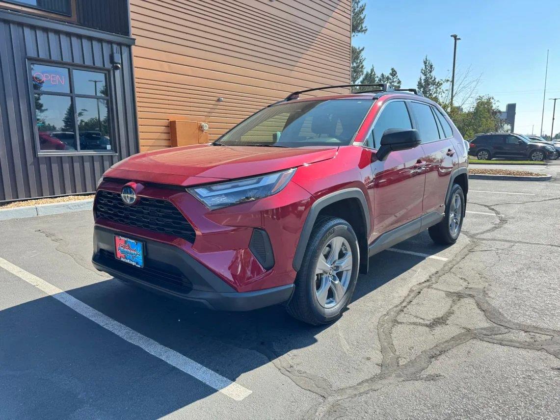 Red (Ruby Flare Pearl) 2024 Toyota RAV4 Hybrid SUV / Crossover All-Wheel Drive Continuously Variable Transmission