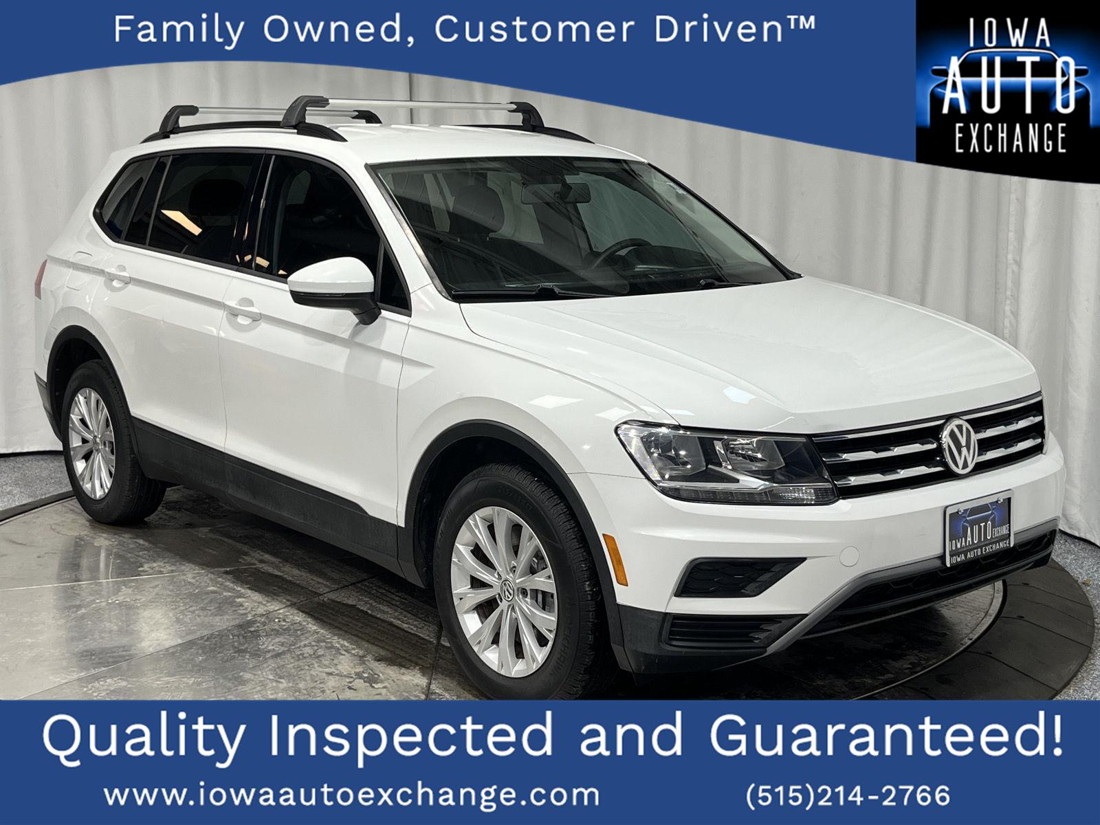 Pure White 2019 Volkswagen Tiguan S FWD SUV / Crossover Front-Wheel Drive Automatic