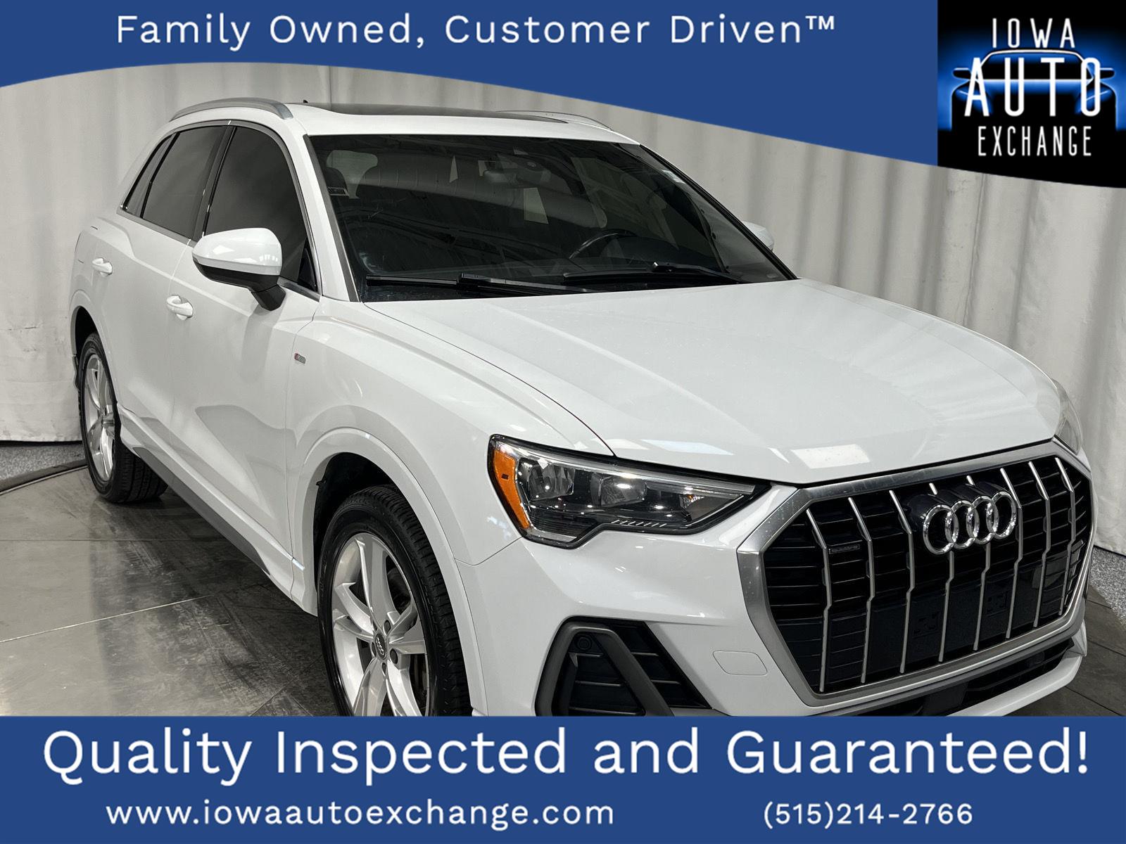 Glacier White Metallic 2020 Audi Q3 quattro Premium S Line 45 TFSI SUV / Crossover All-Wheel Drive Automatic