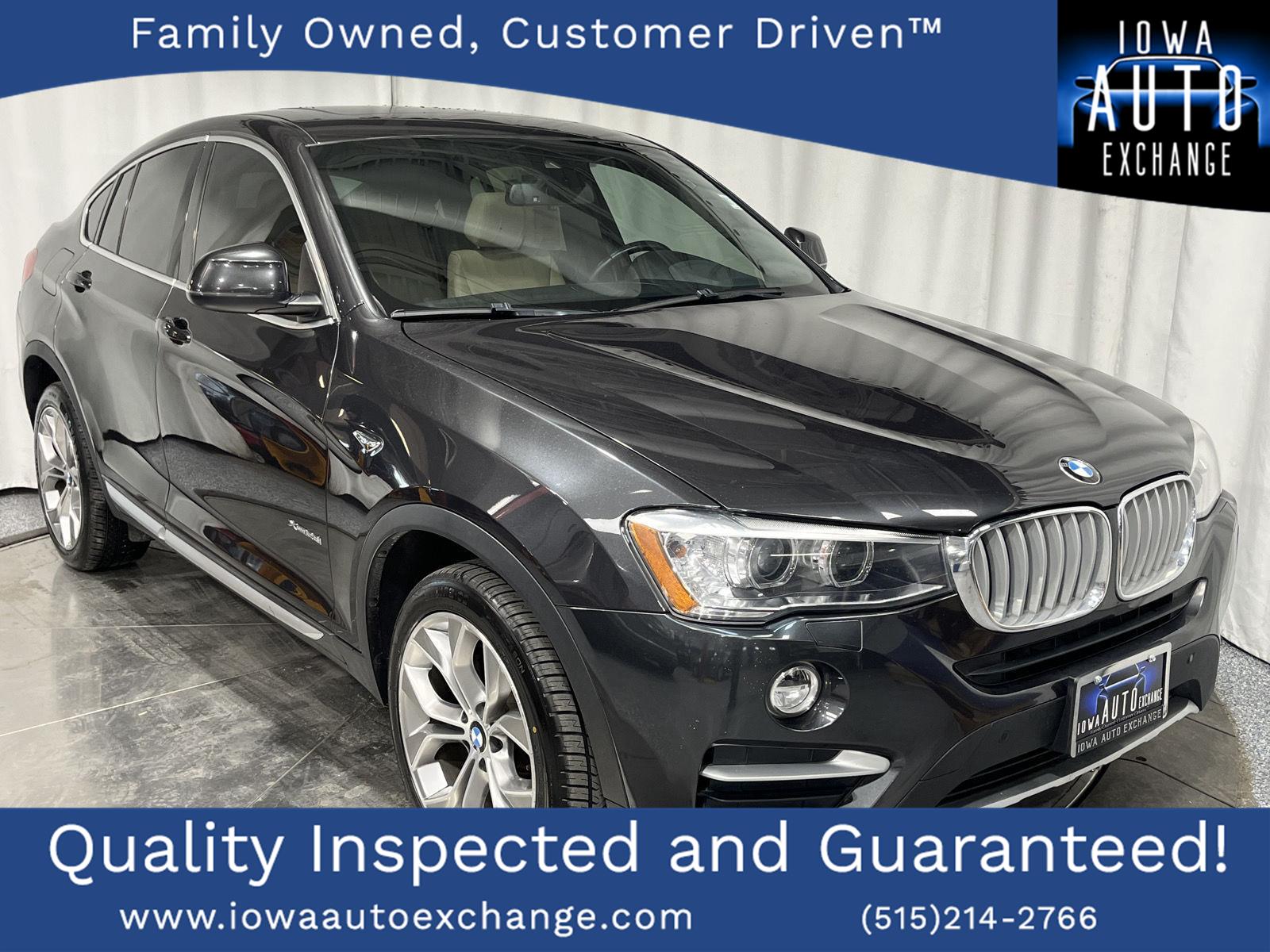 Gray (Dark Graphite Metallic) 2018 BMW X4 xDrive28i AWD SUV / Crossover All-Wheel Drive Automatic