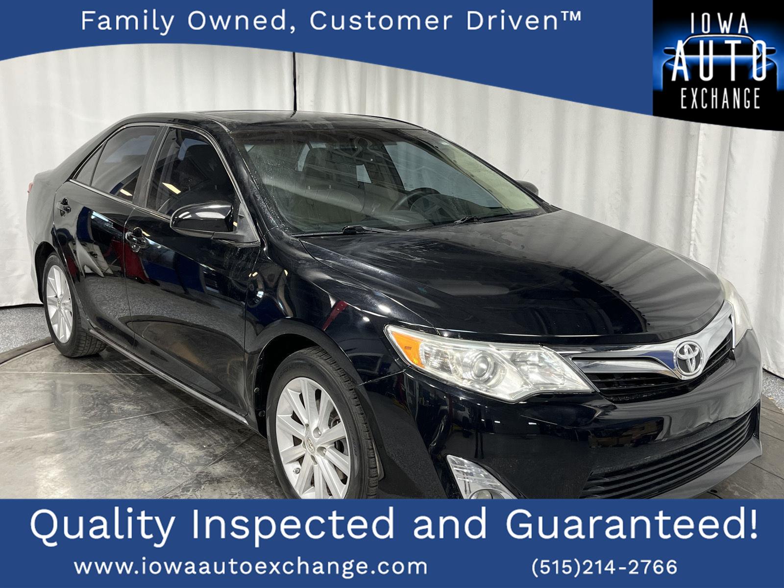 Attitude Black Metallic 2014 Toyota Camry XLE V6 Sedan Front-Wheel Drive Automatic