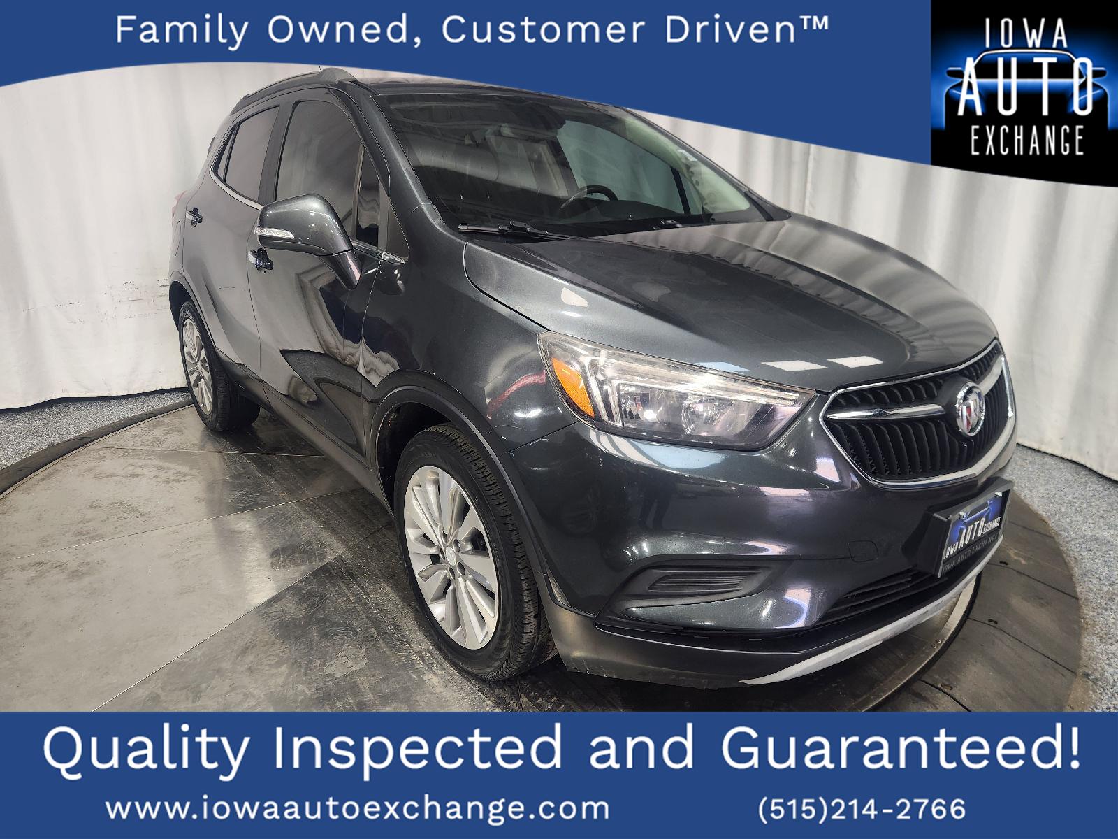 Black (Ebony Twilight Metallic) 2018 Buick Encore Preferred FWD SUV / Crossover Front-Wheel Drive 6-Speed Automatic Overdrive