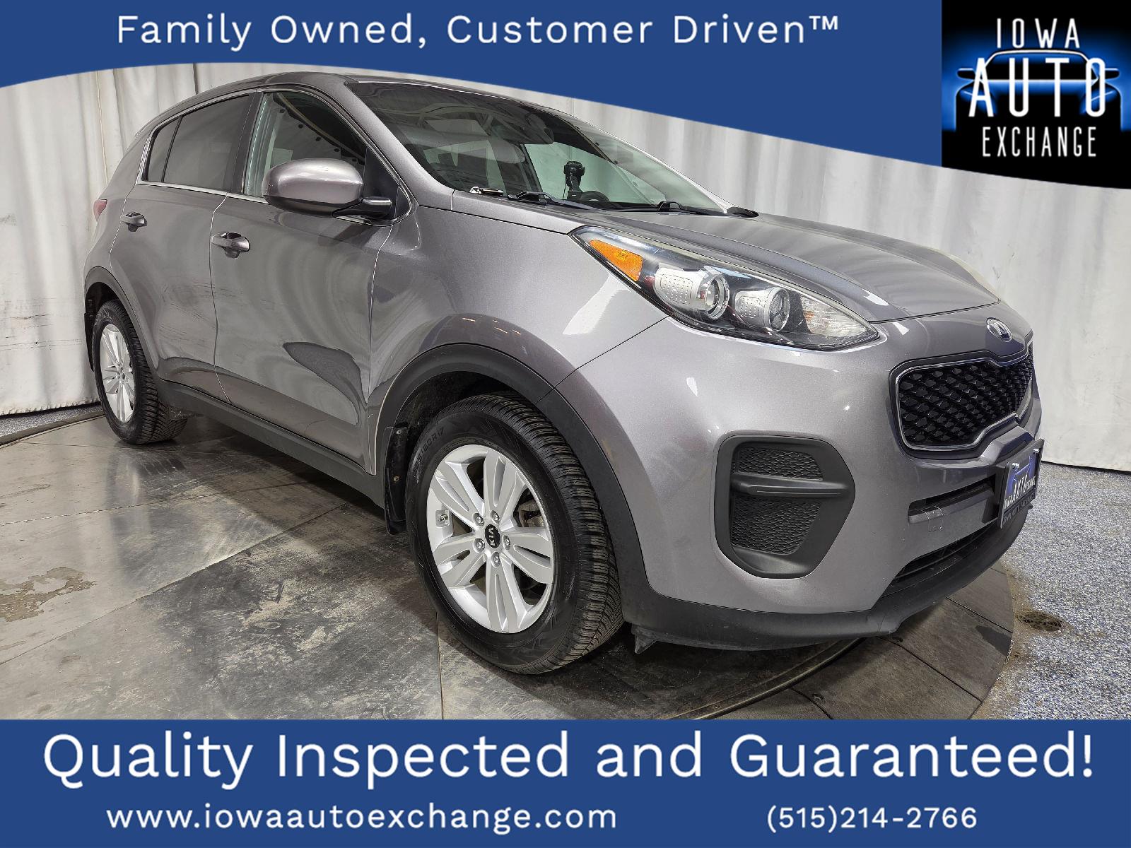 Mineral Silver 2018 Kia Sportage LX SUV / Crossover Front-Wheel Drive Automatic