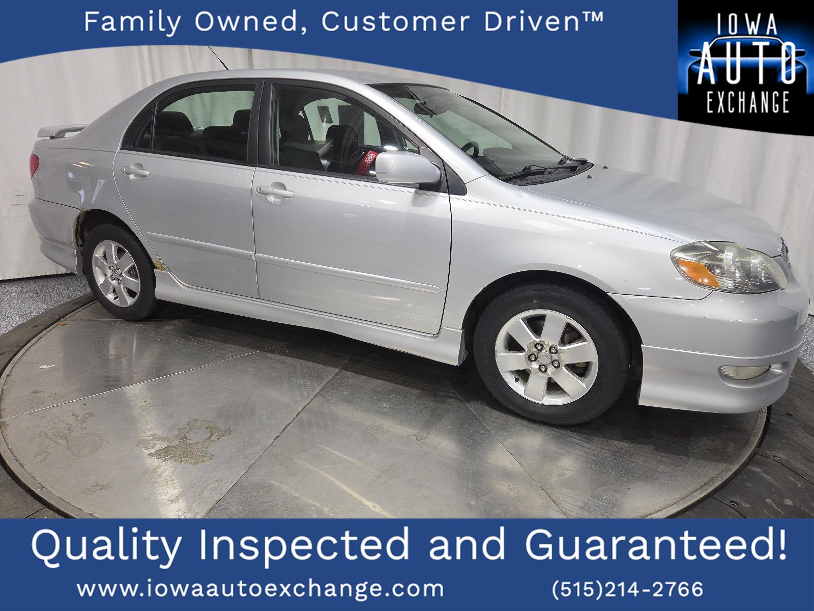 Silver Streak Mica 2005 Toyota Corolla S Sedan Front-Wheel Drive 