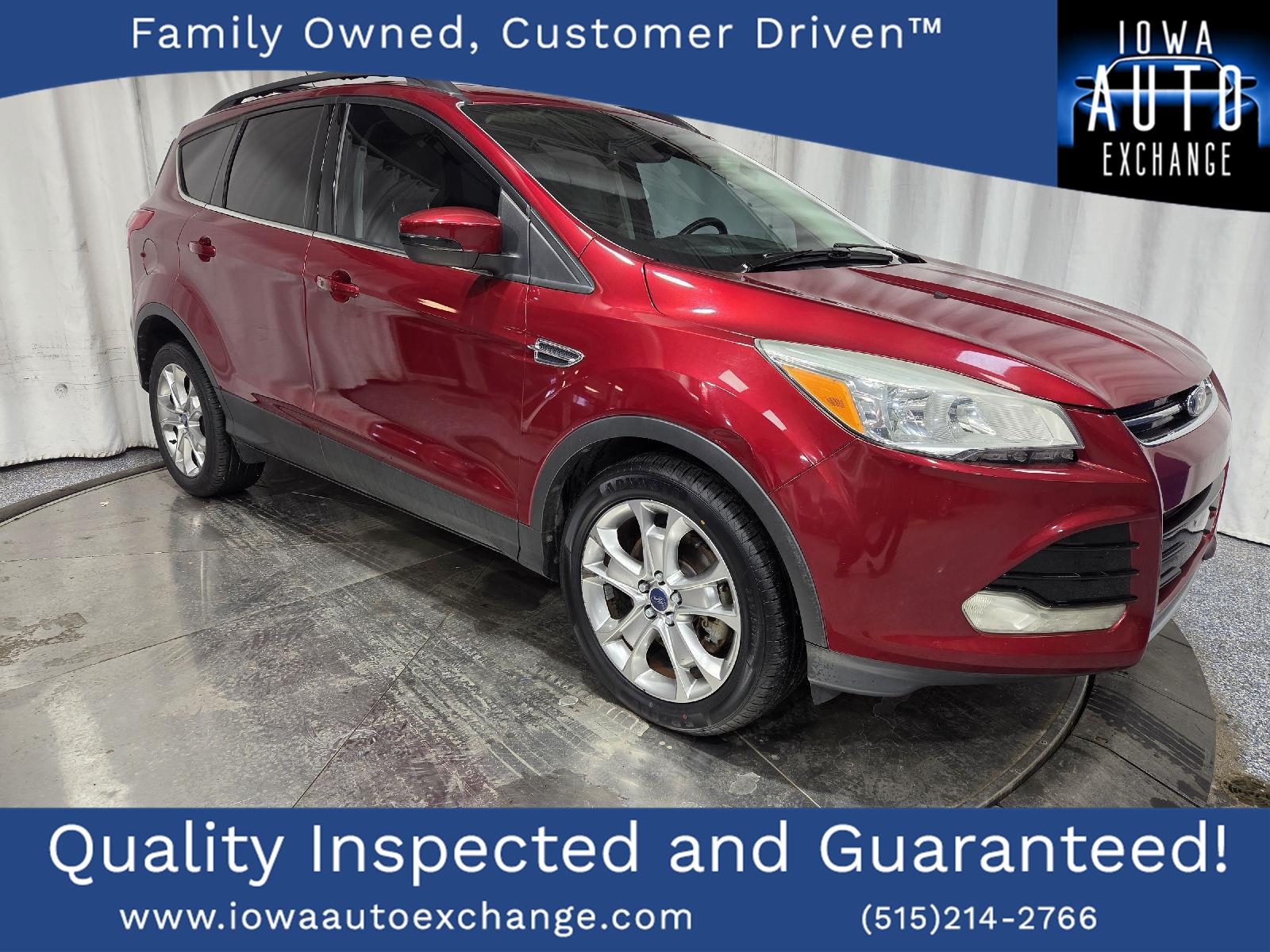 Ruby Red Tinted Clearcoat 2013 Ford Escape SEL FWD SUV / Crossover Front-Wheel Drive 6-Speed Automatic
