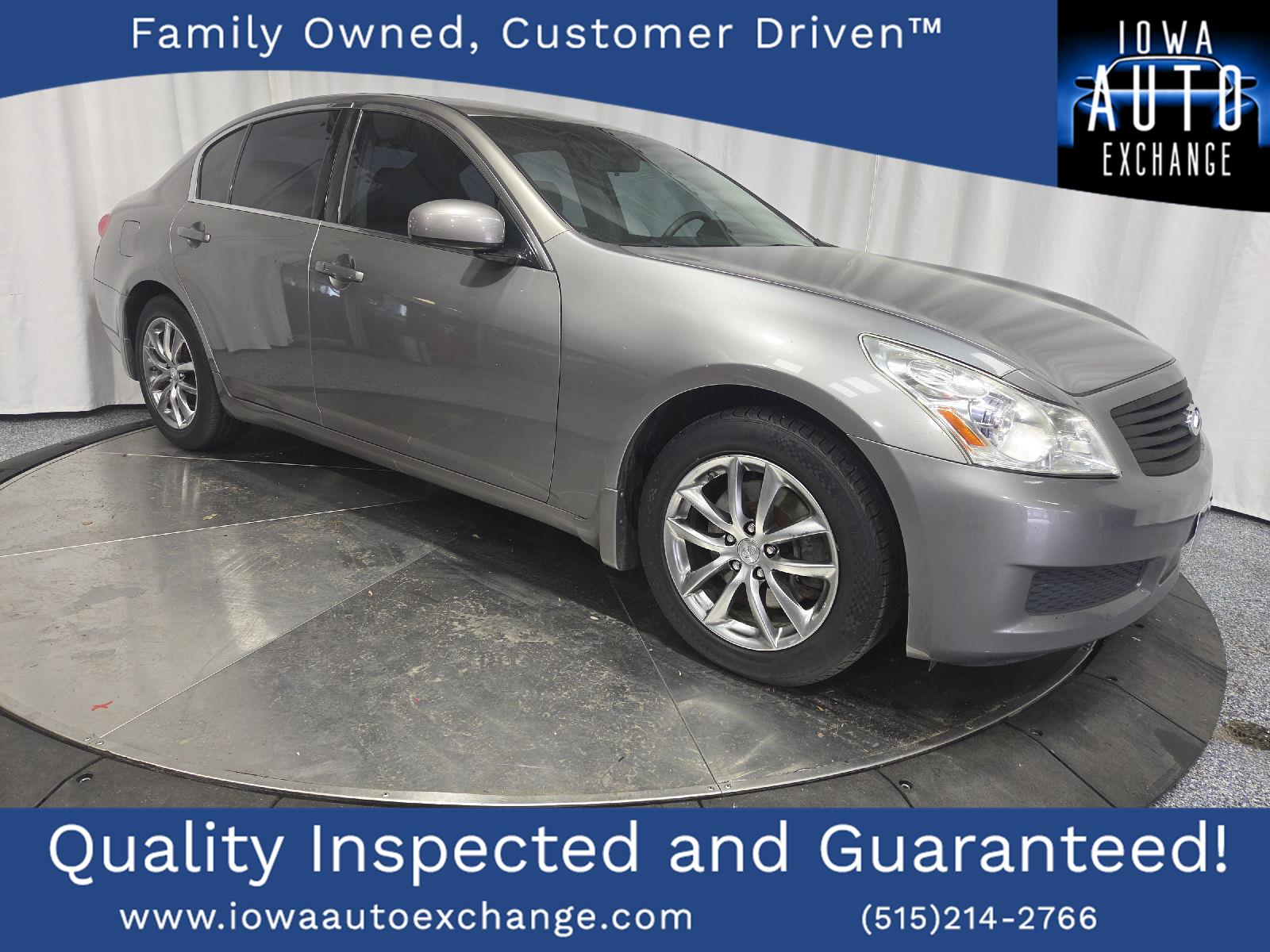 Gray (Platinum Graphite Metallic) 2007 INFINITI G35 x Sedan AWD Sedan All-Wheel Drive Automatic