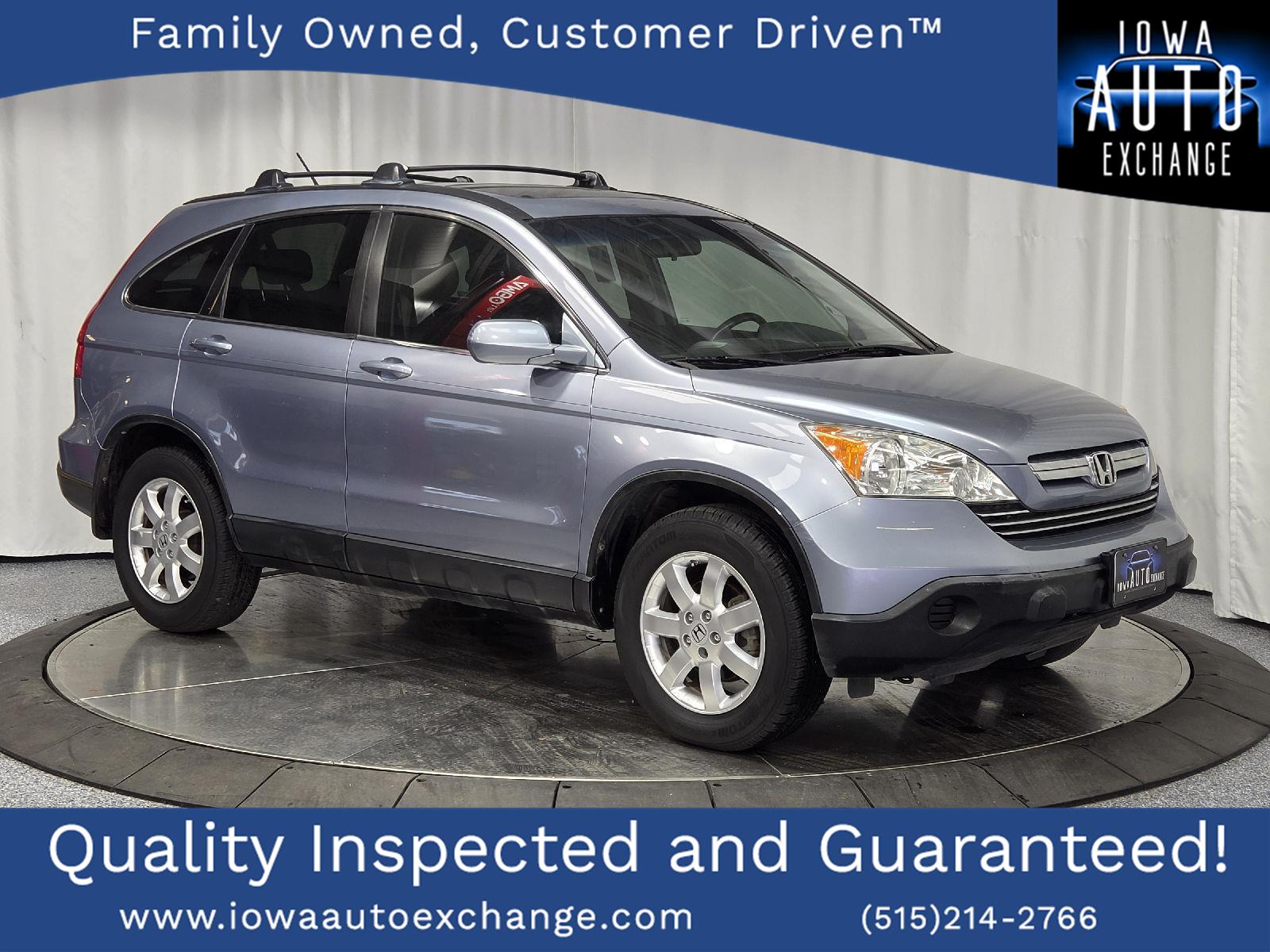 Blue 2007 Honda CR-V EX-L FWD SUV / Crossover Front-Wheel Drive Automatic