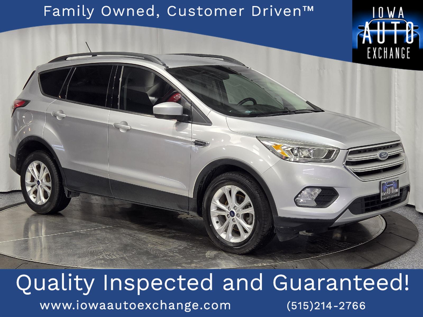 Ingot Silver Metallic 2018 Ford Escape SUV / Crossover Front-Wheel Drive 6-Speed Automatic