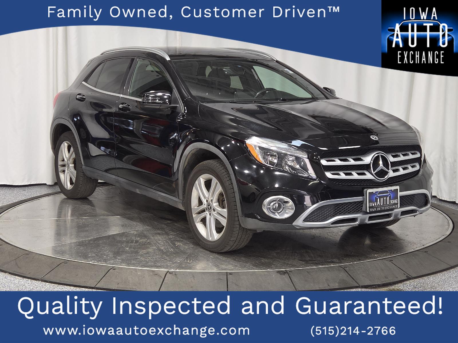 Night Black 2018 Mercedes-Benz GLA SUV / Crossover Front-Wheel Drive Automatic