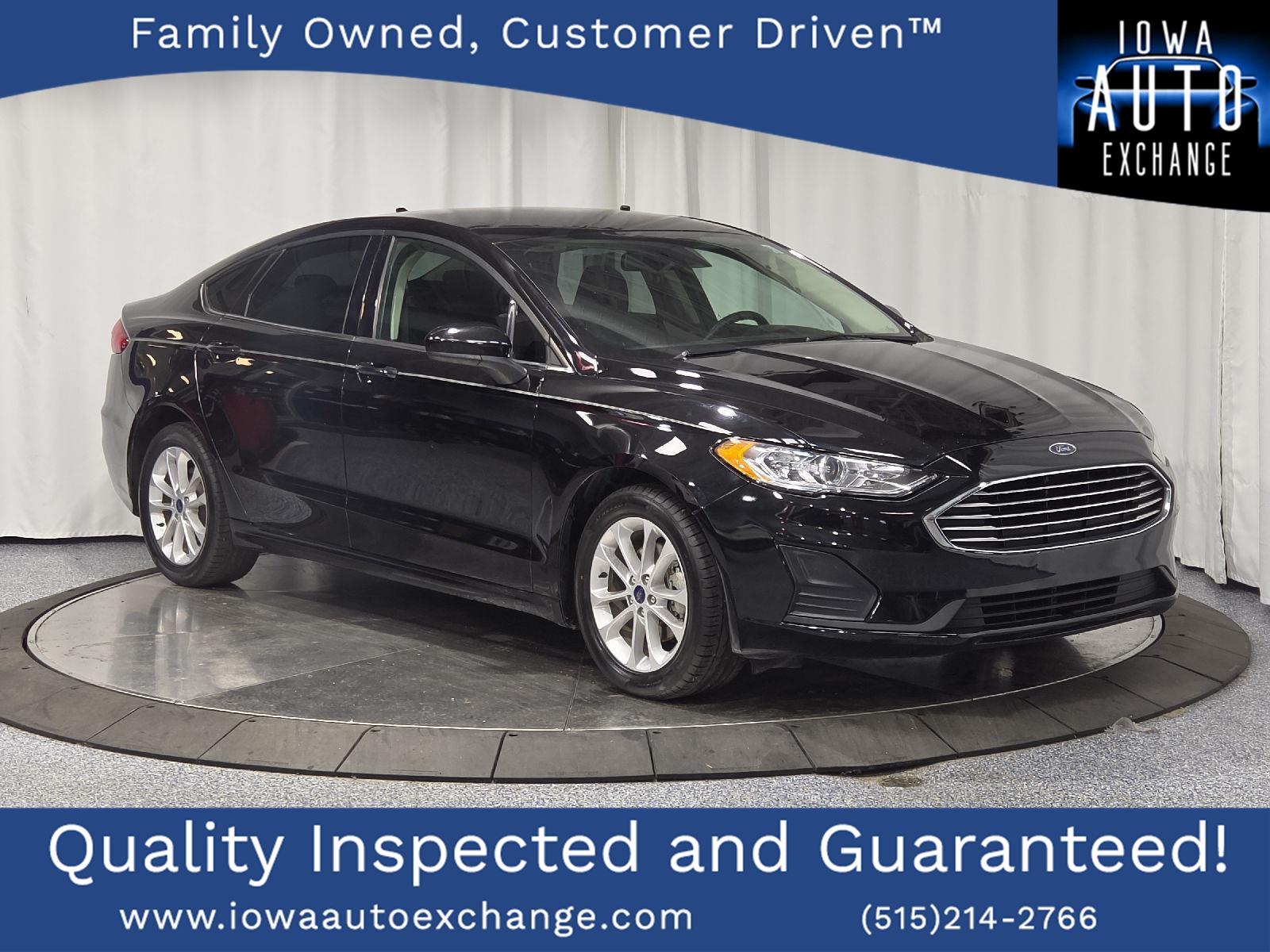 2020 Ford Fusion SE FWD Negro (Agate Black Metallic) Sedán Tracción delantera 6 velocidades Automática