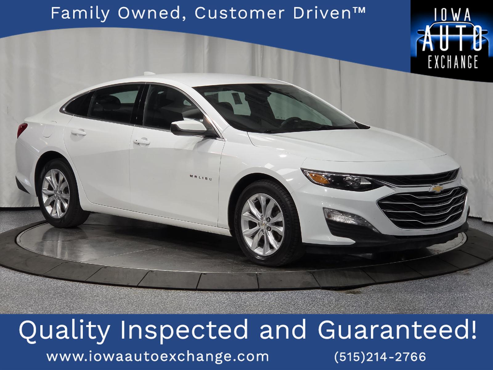 Summit White 2023 Chevrolet Malibu Sedan Front-Wheel Drive Continuously Variable Transmission