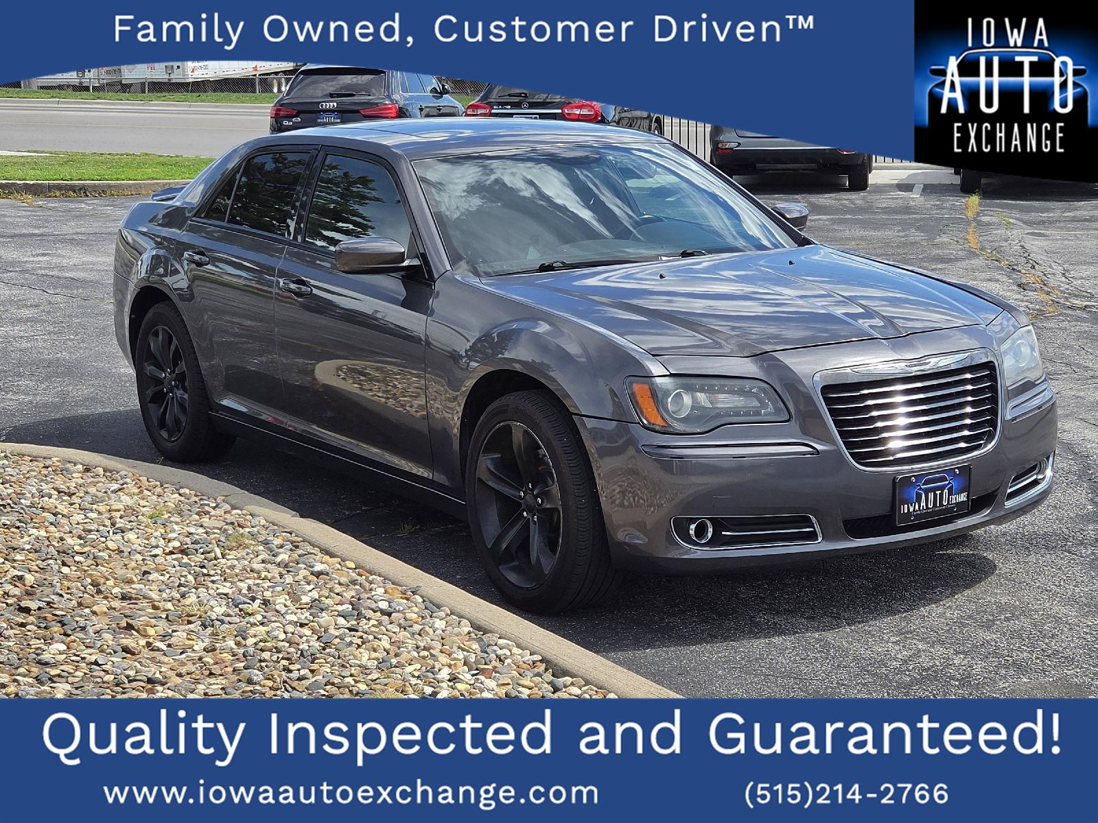 Gray (Granite Crystal Metallic Clearcoat) 2014 Chrysler 300 Sedan All-Wheel Drive 8-Speed Automatic