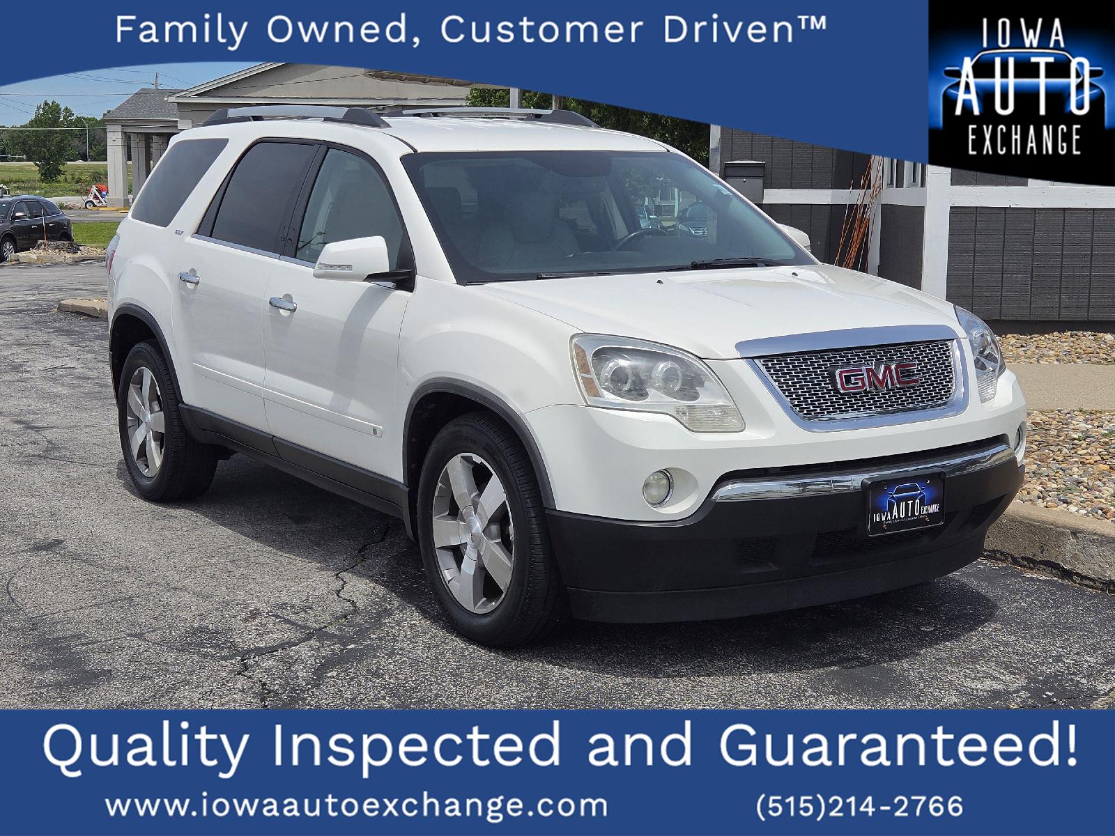 Summit White 2010 GMC Acadia SUV / Crossover All-Wheel Drive 6-Speed Automatic