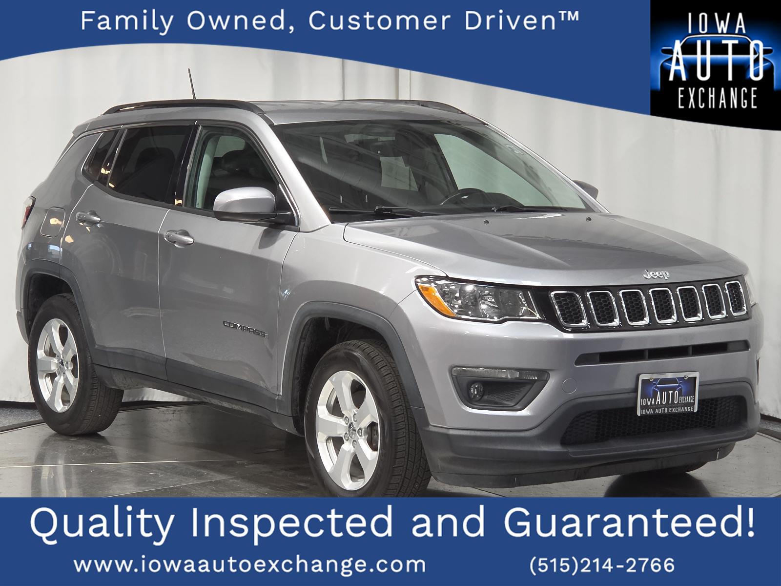 Billet Silver Metallic Clearcoat 2018 Jeep Compass SUV / Crossover Four-Wheel Drive 9-Speed Automatic