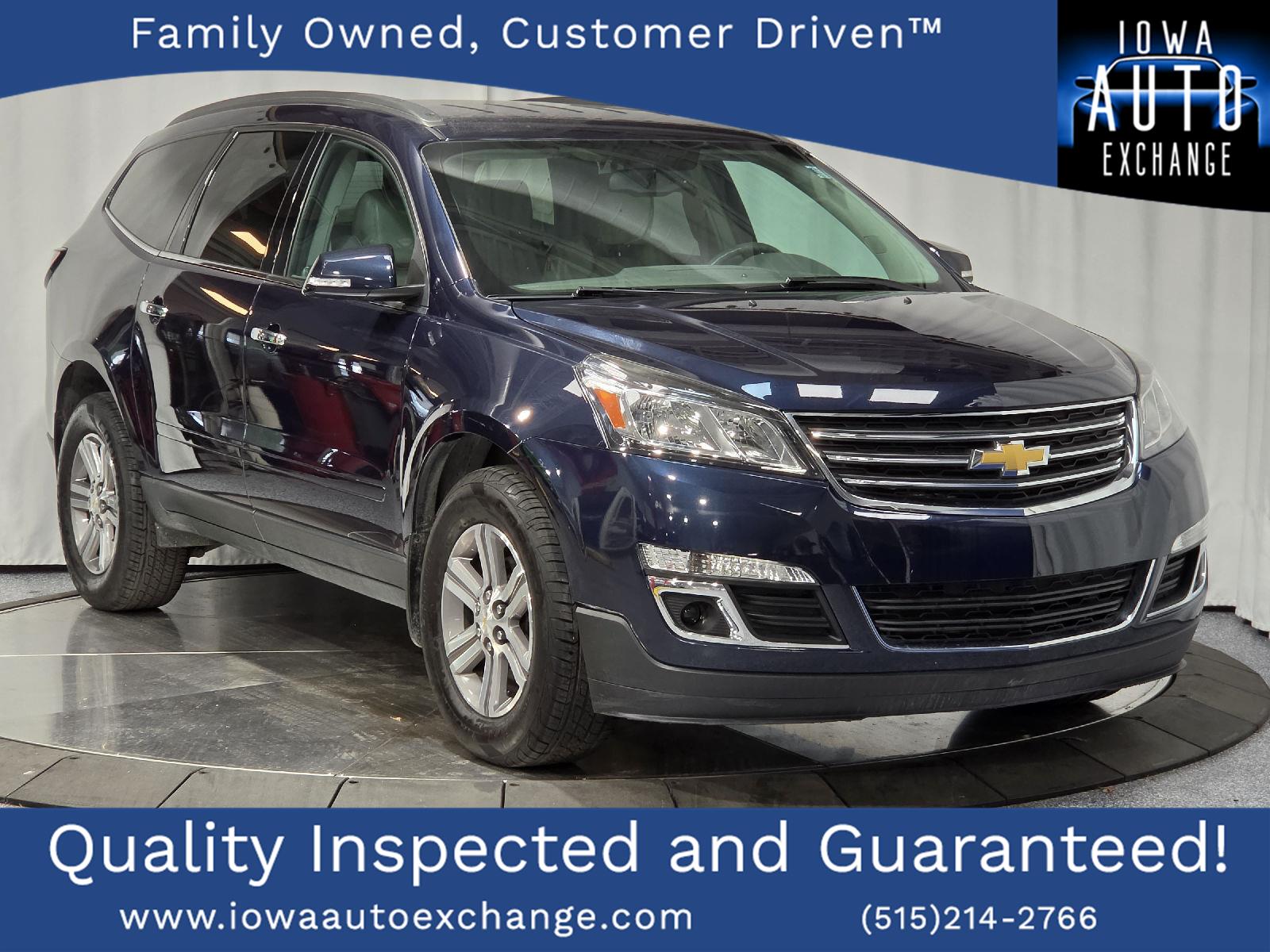 Blue Velvet Metallic 2015 Chevrolet Traverse SUV / Crossover Front-Wheel Drive 6-Speed Automatic