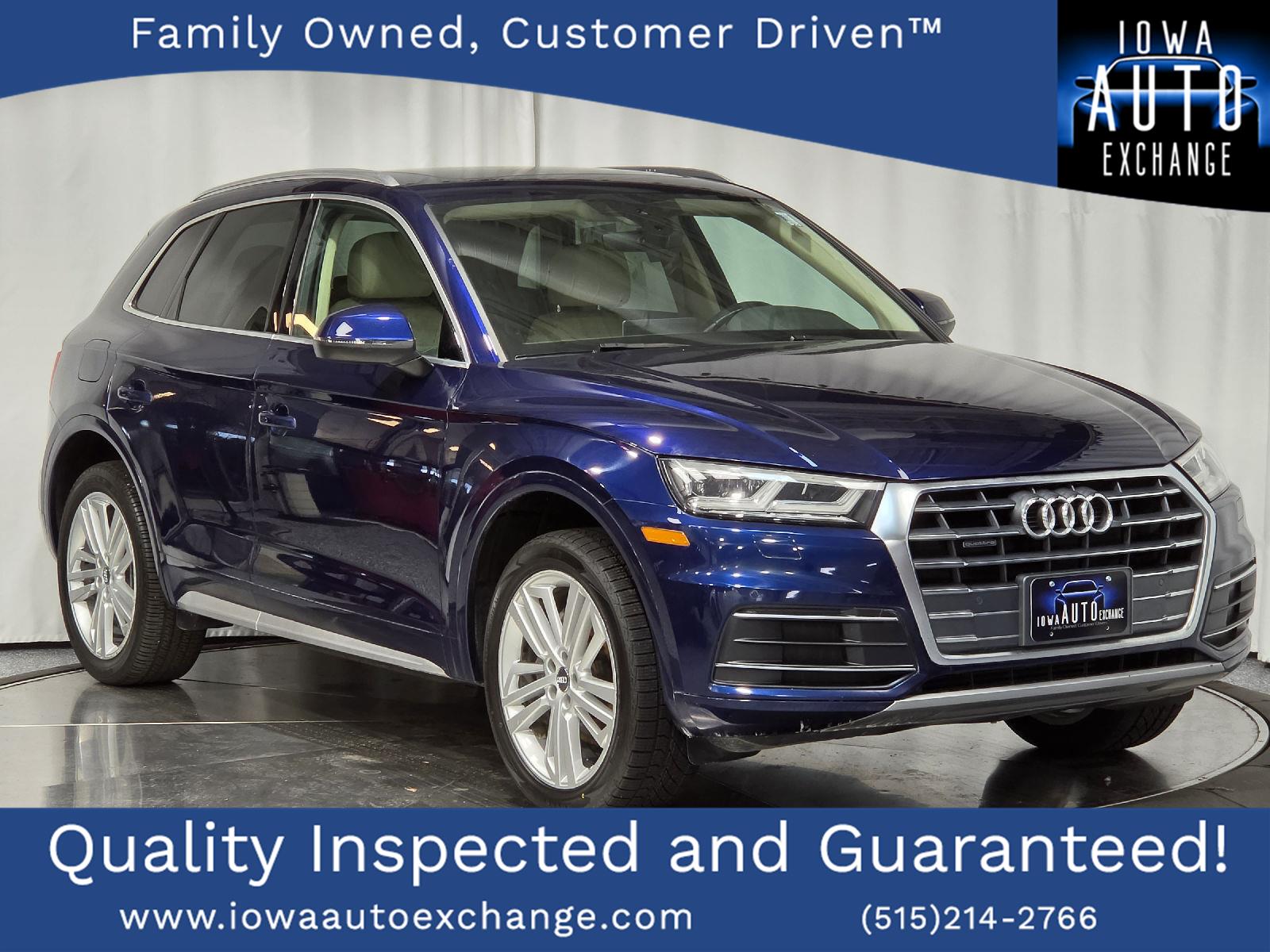 Moonlight Blue Metallic 2018 Audi Q5 SUV / Crossover All-Wheel Drive Automatic
