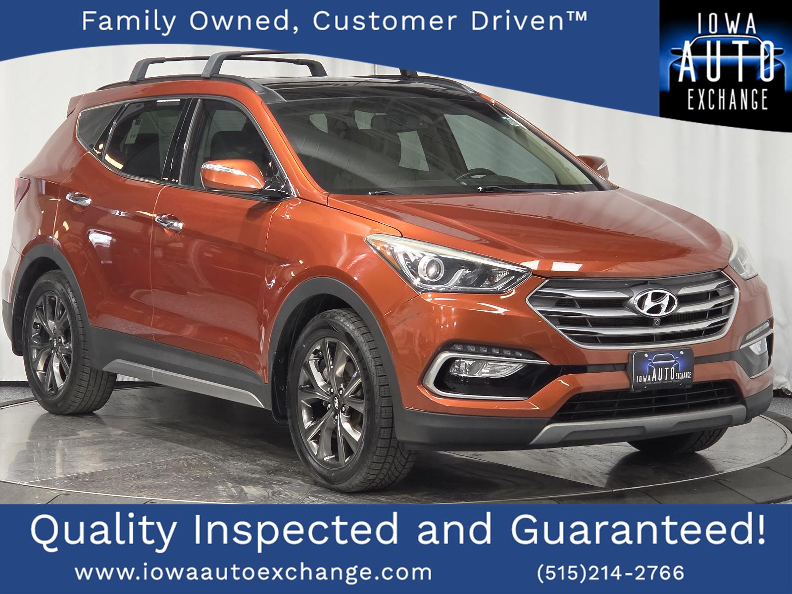 Red (Canyon Copper) 2018 Hyundai Santa Fe Sport SUV / Crossover Front-Wheel Drive Automatic