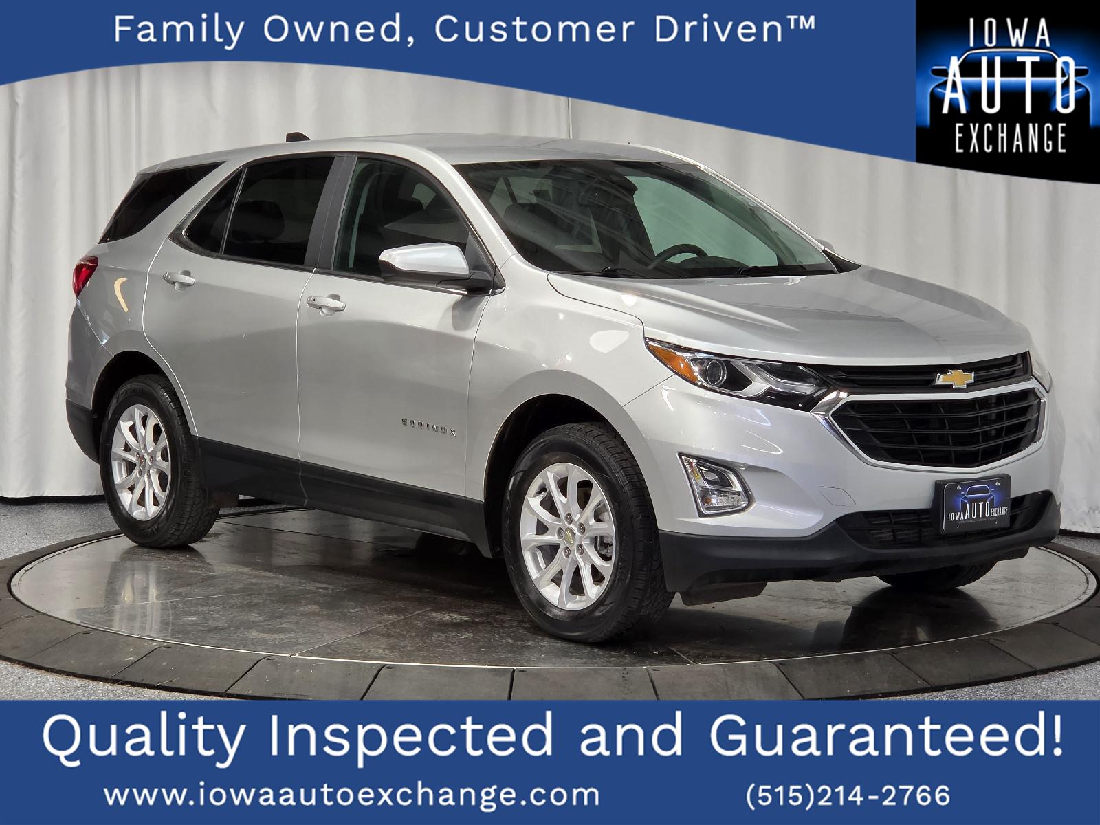 Silver Ice Metallic 2021 Chevrolet Equinox SUV / Crossover Four-Wheel Drive 6-Speed Automatic Overdrive