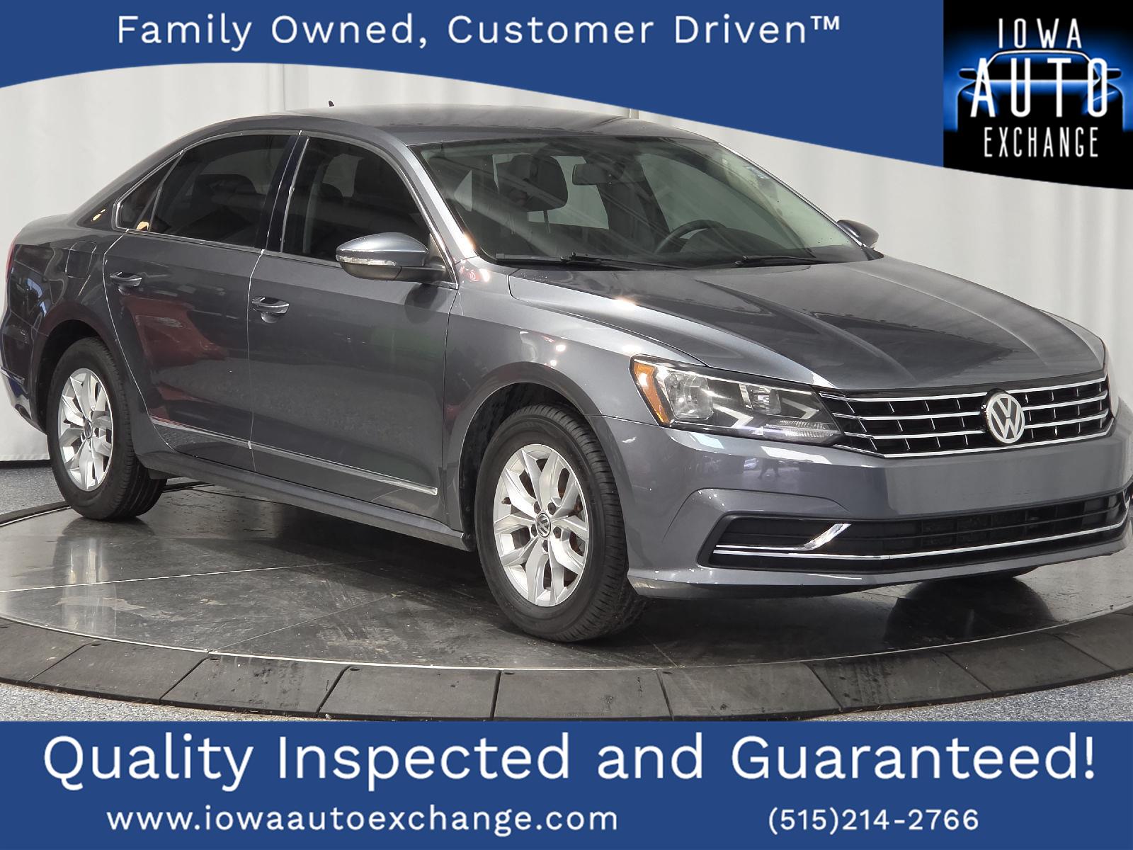 Platinum Gray Metallic 2017 Volkswagen Passat Sedan Front-Wheel Drive Automatic
