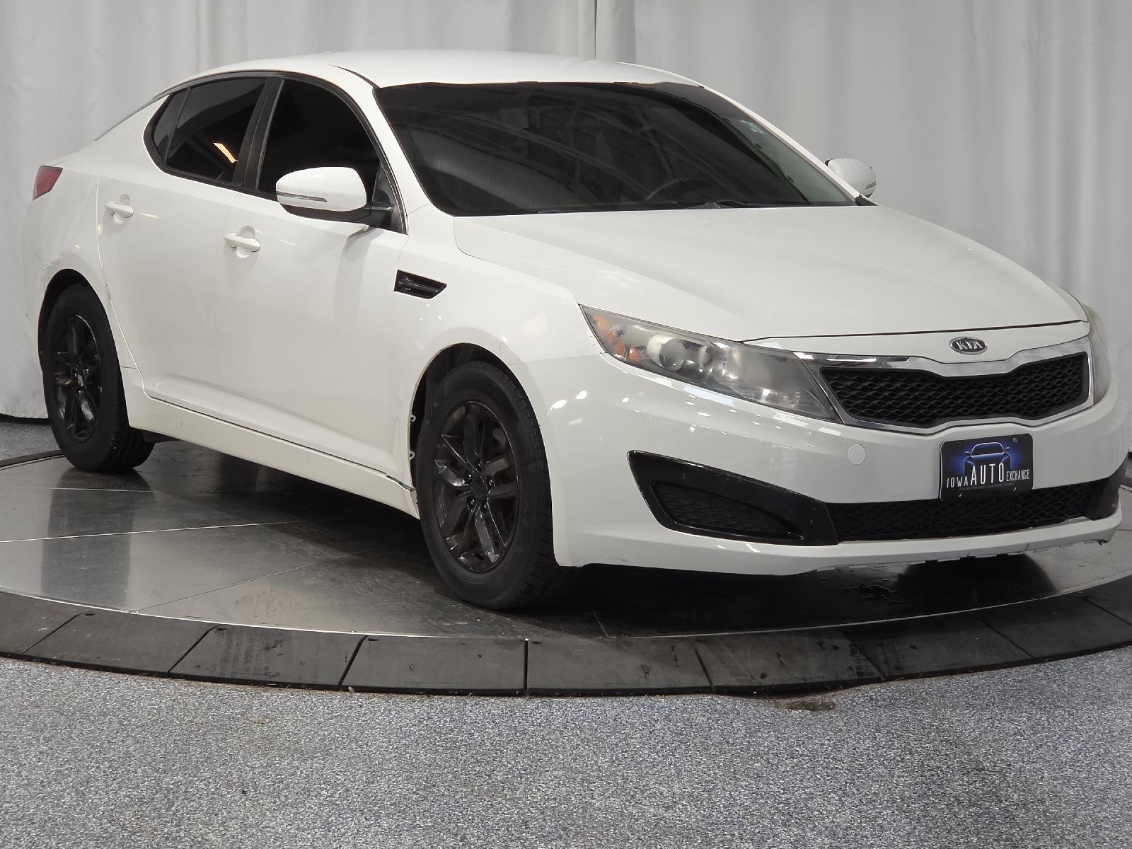 Snow White Pearl 2011 Kia Optima Sedan Front-Wheel Drive Automatic