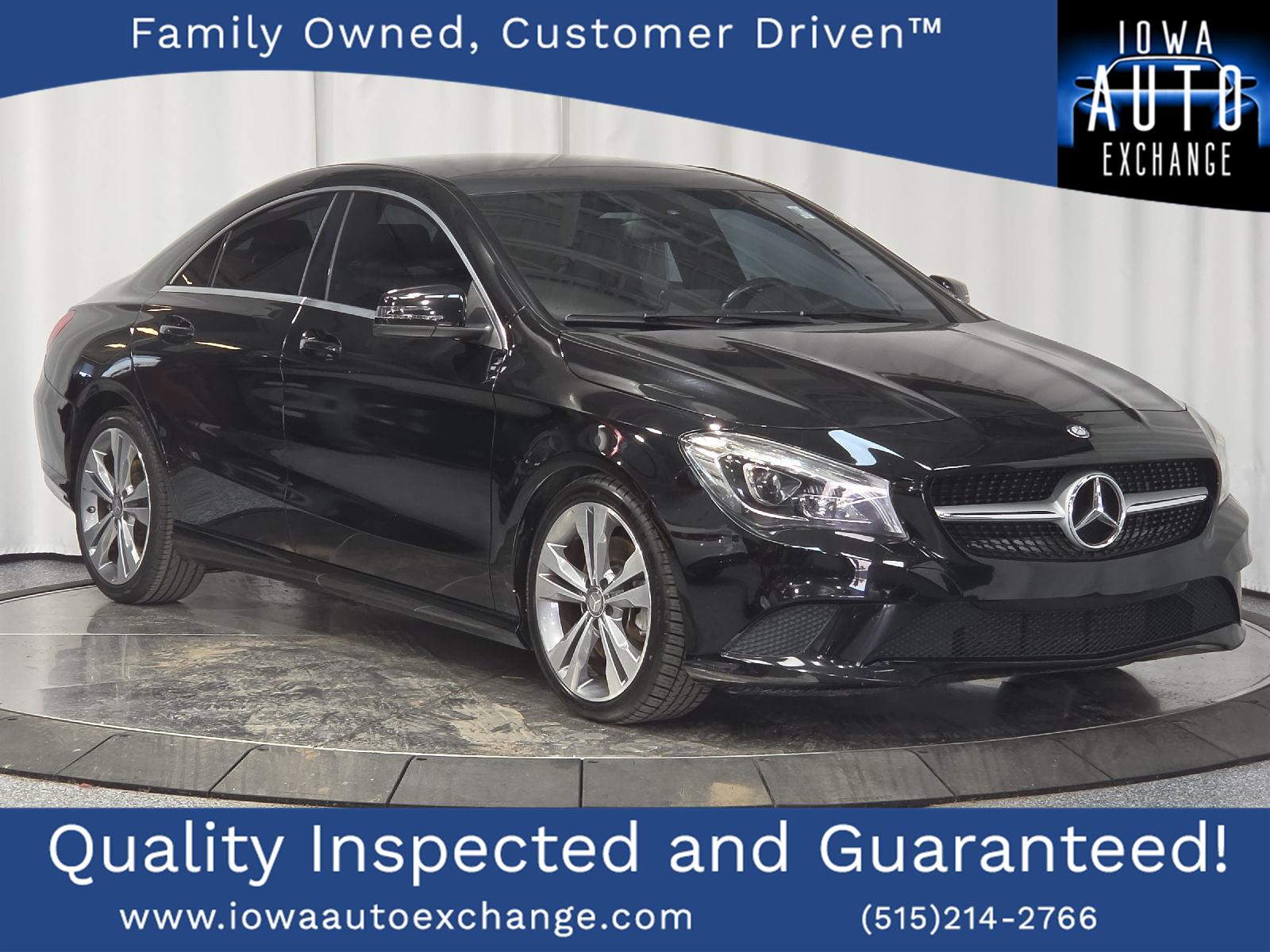 Cosmos Black Metallic 2016 Mercedes-Benz CLA Sedan All-Wheel Drive Automatic