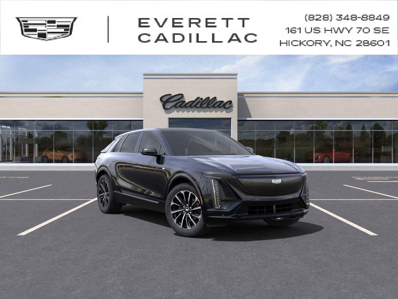 Stellar Black Metallic 2025 Cadillac LYRIQ Sport 1 AWD SUV / Crossover All-Wheel Drive Automatic