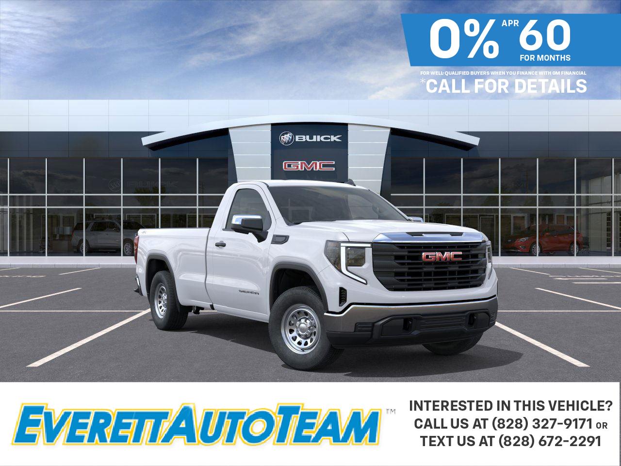 Summit White 2025 GMC Sierra 1500 Pickup Truck Four-Wheel Drive Automatic