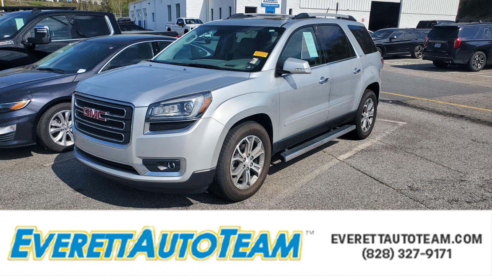 Quicksilver Metallic 2014 GMC Acadia SLT-2 FWD SUV / Crossover Front-Wheel Drive 6-Speed Automatic