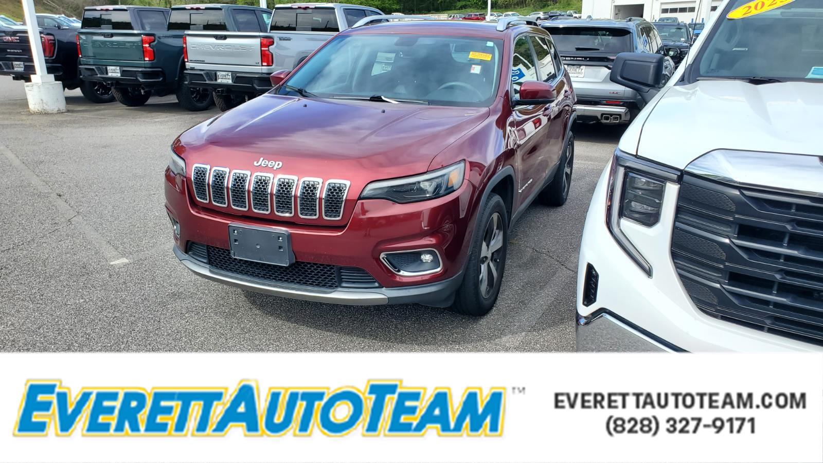Velvet Red Pearlcoat 2019 Jeep Cherokee Limited 4WD SUV / Crossover Four-Wheel Drive 9-Speed Automatic