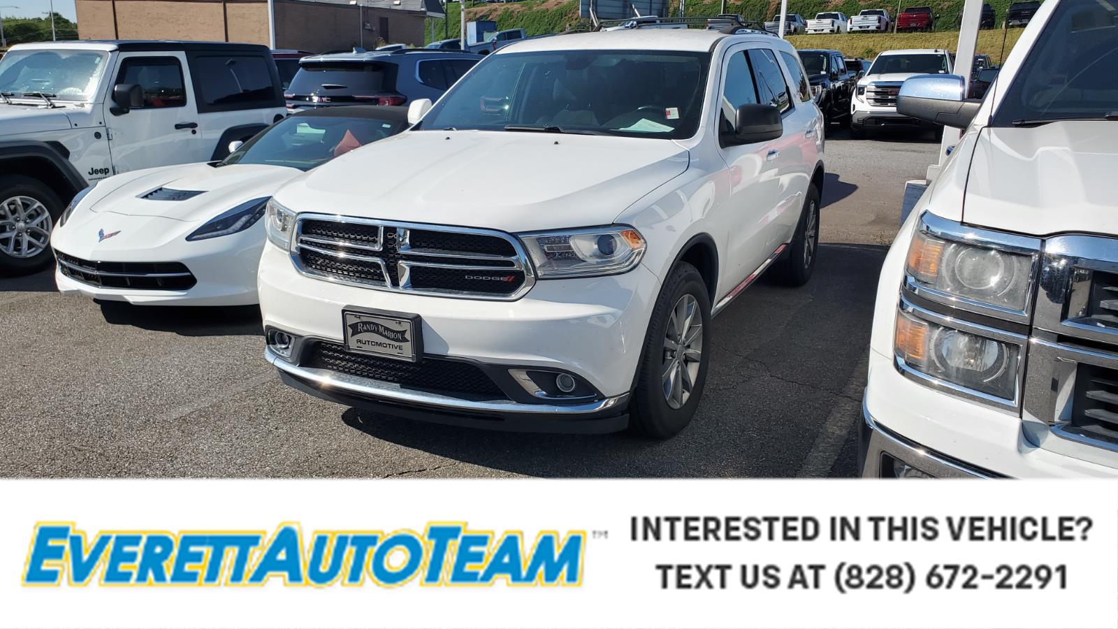 Bright White Clearcoat 2016 Dodge Durango SXT AWD SUV / Crossover All-Wheel Drive 8-Speed Automatic