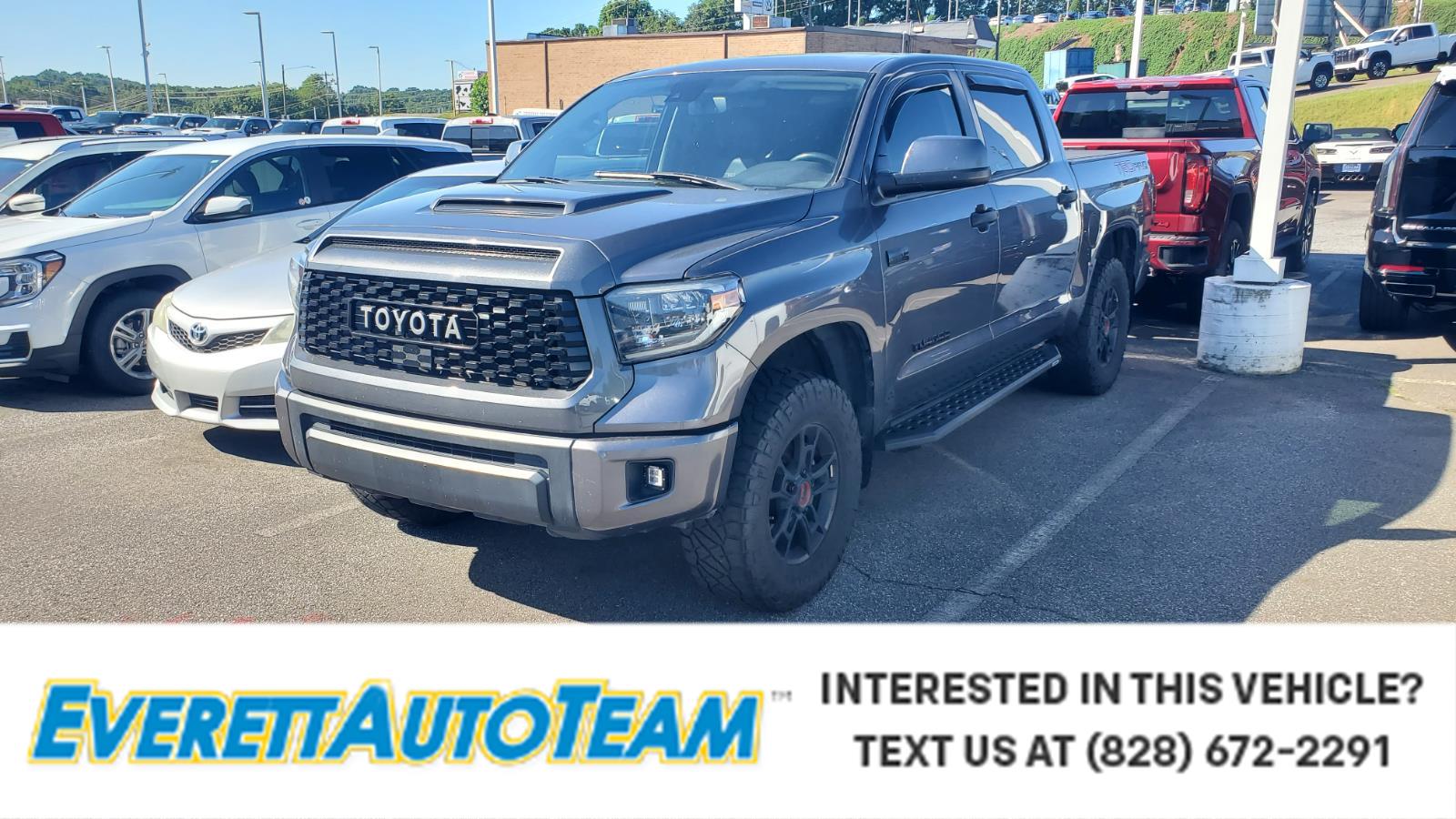 Magnetic Gray Metallic 2020 Toyota Tundra TRD Pro CrewMax 4WD Pickup Truck Four-Wheel Drive 6-Speed Automatic