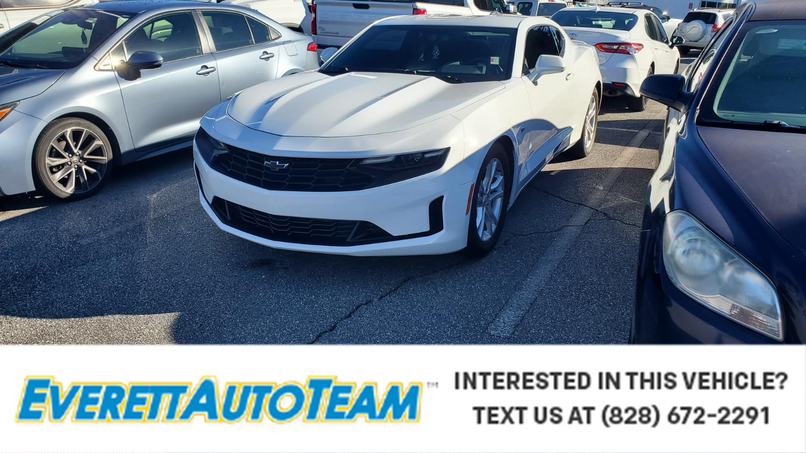 Summit White 2020 Chevrolet Camaro Coupe Rear-Wheel Drive 8-Speed Automatic